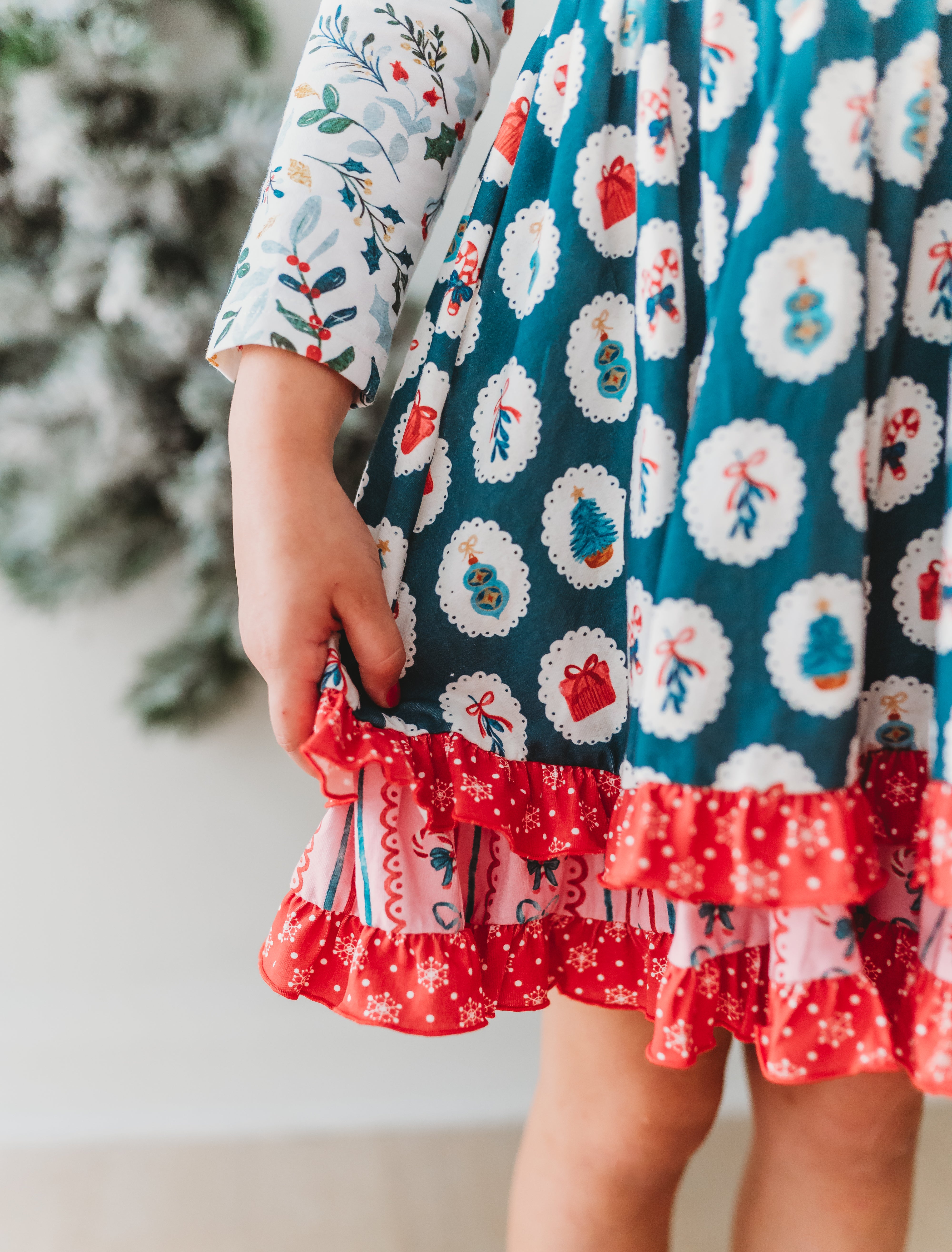 Mistletoe Magic Bib Dress