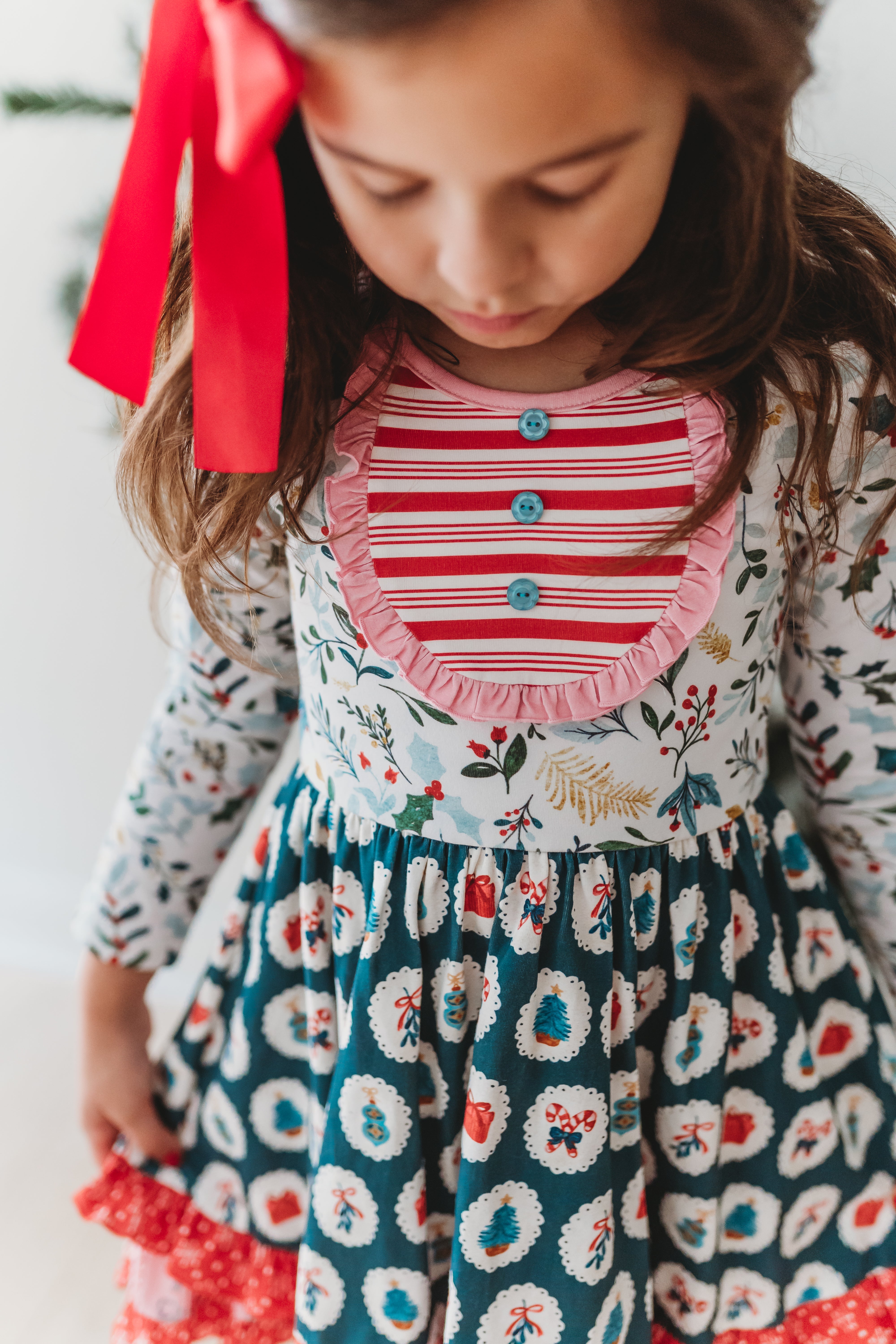 Mistletoe Magic Bib Dress