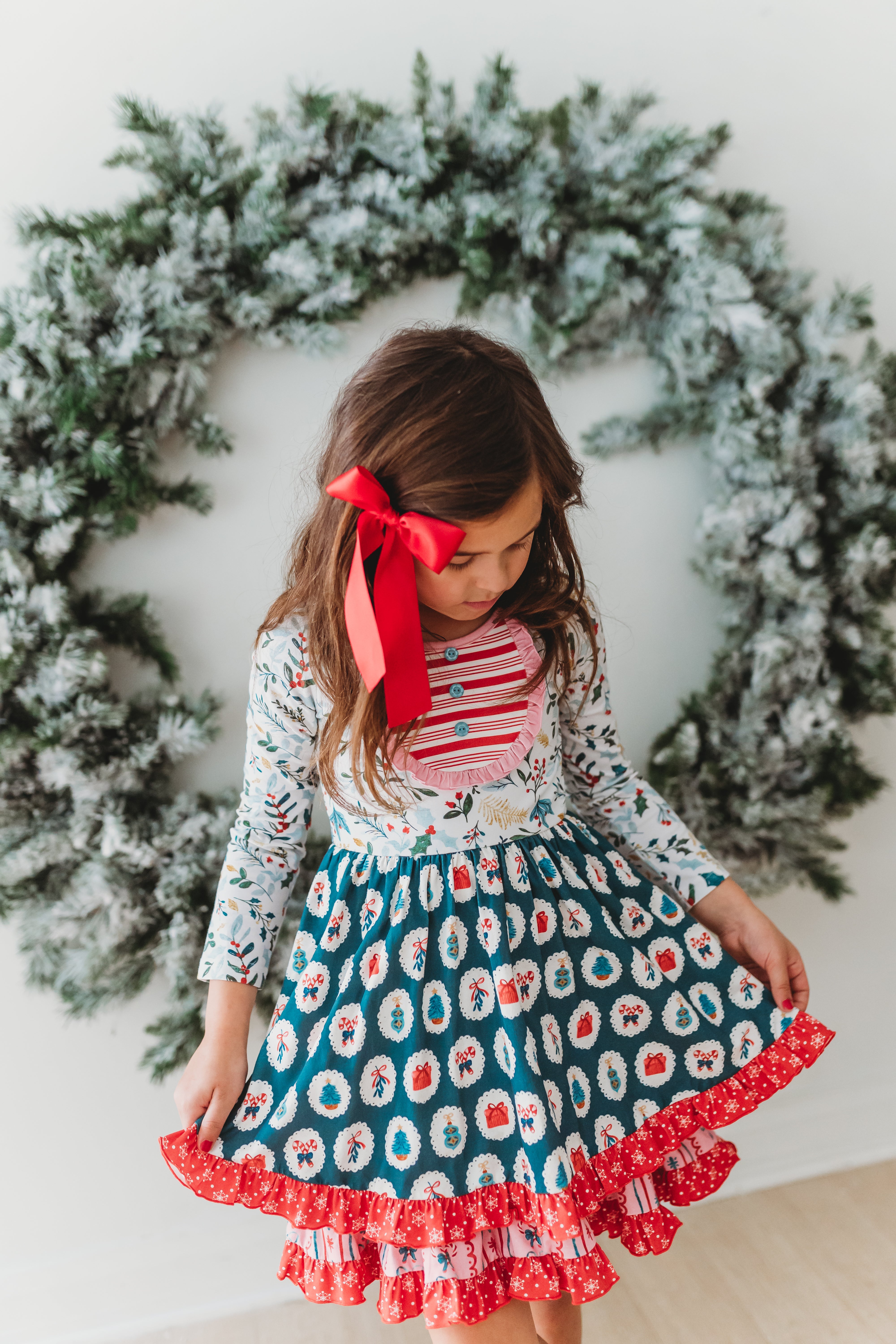 Mistletoe Magic Bib Dress