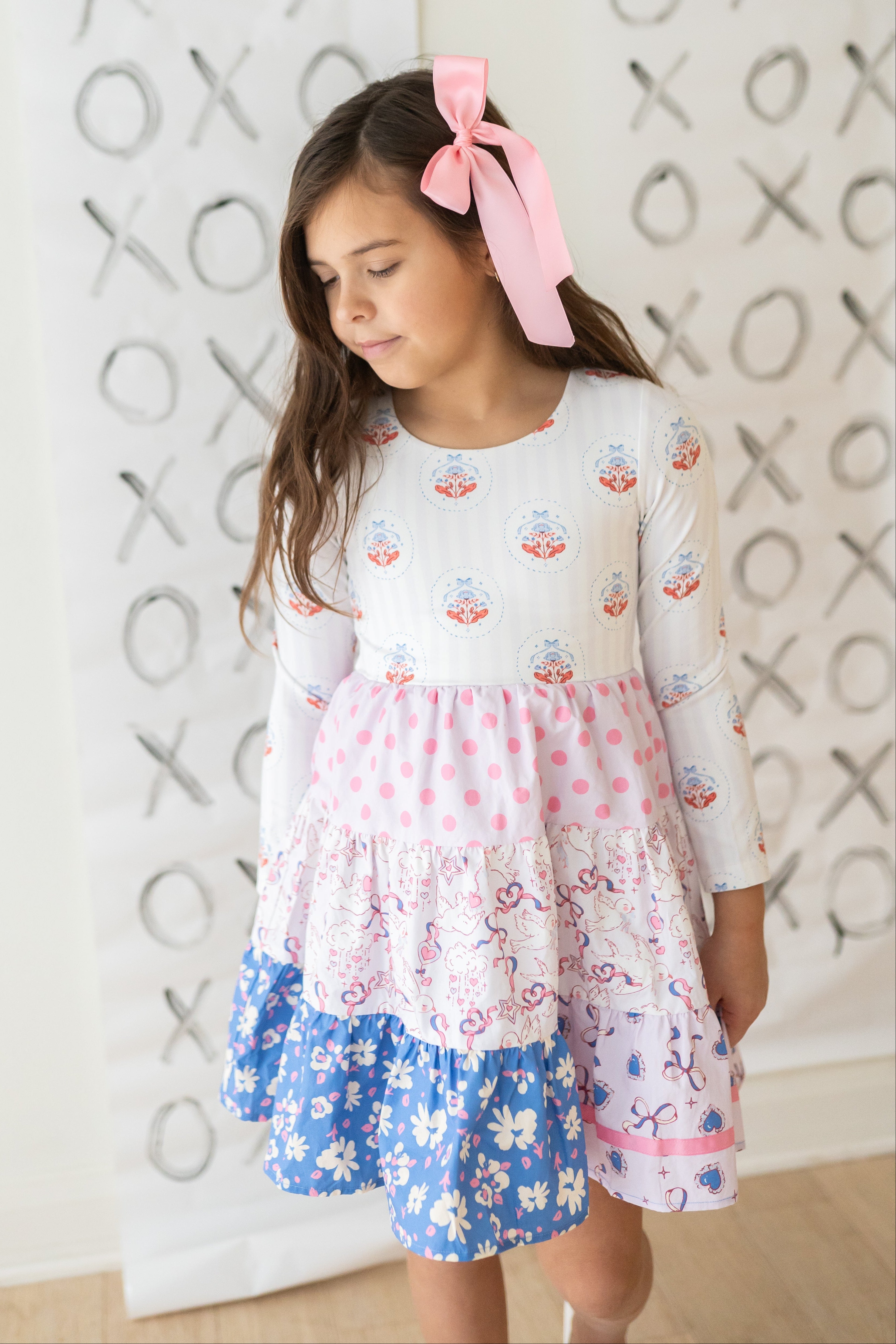 Wings Of Love Panel Dress