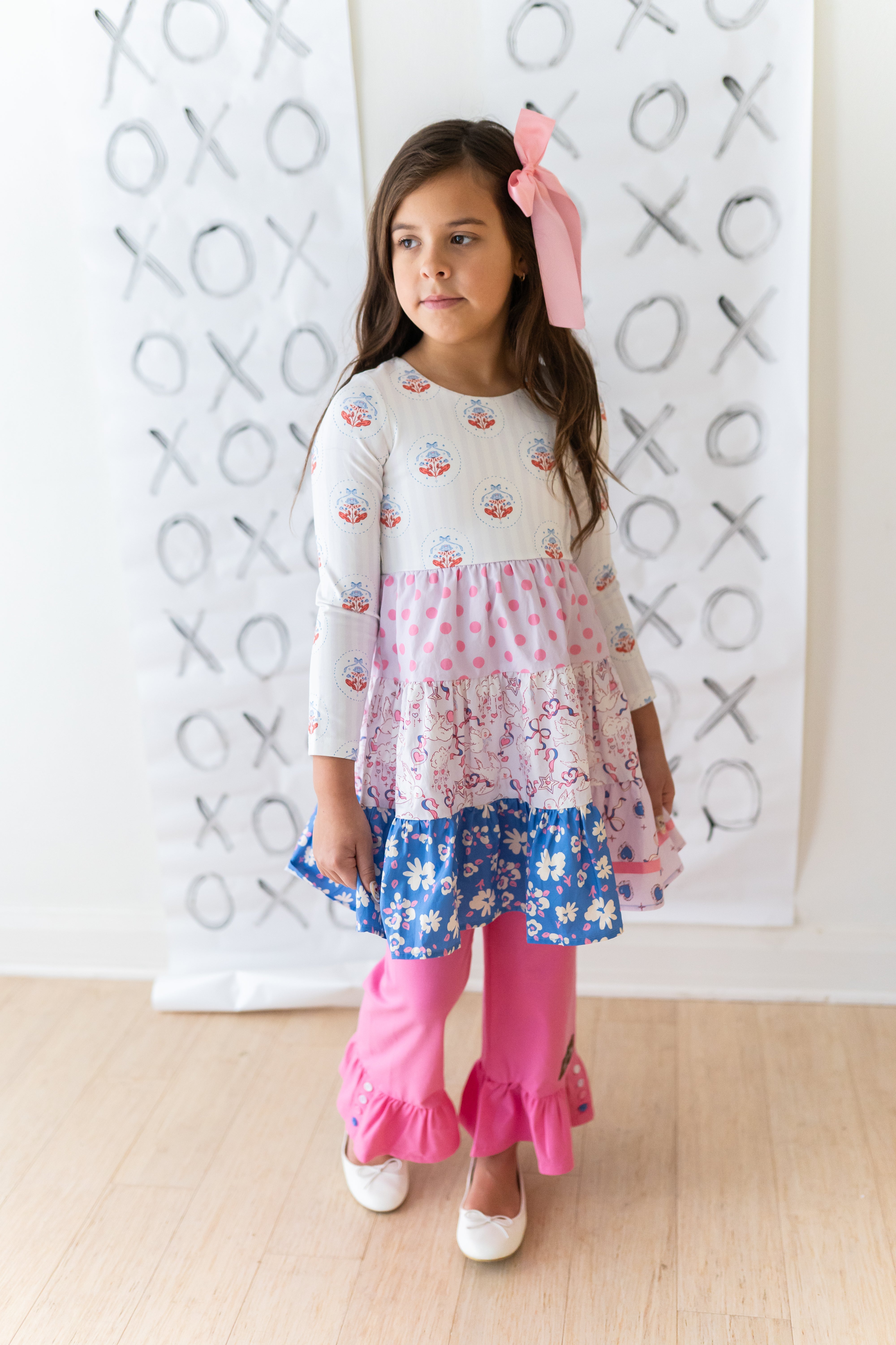 Wings Of Love Panel Dress