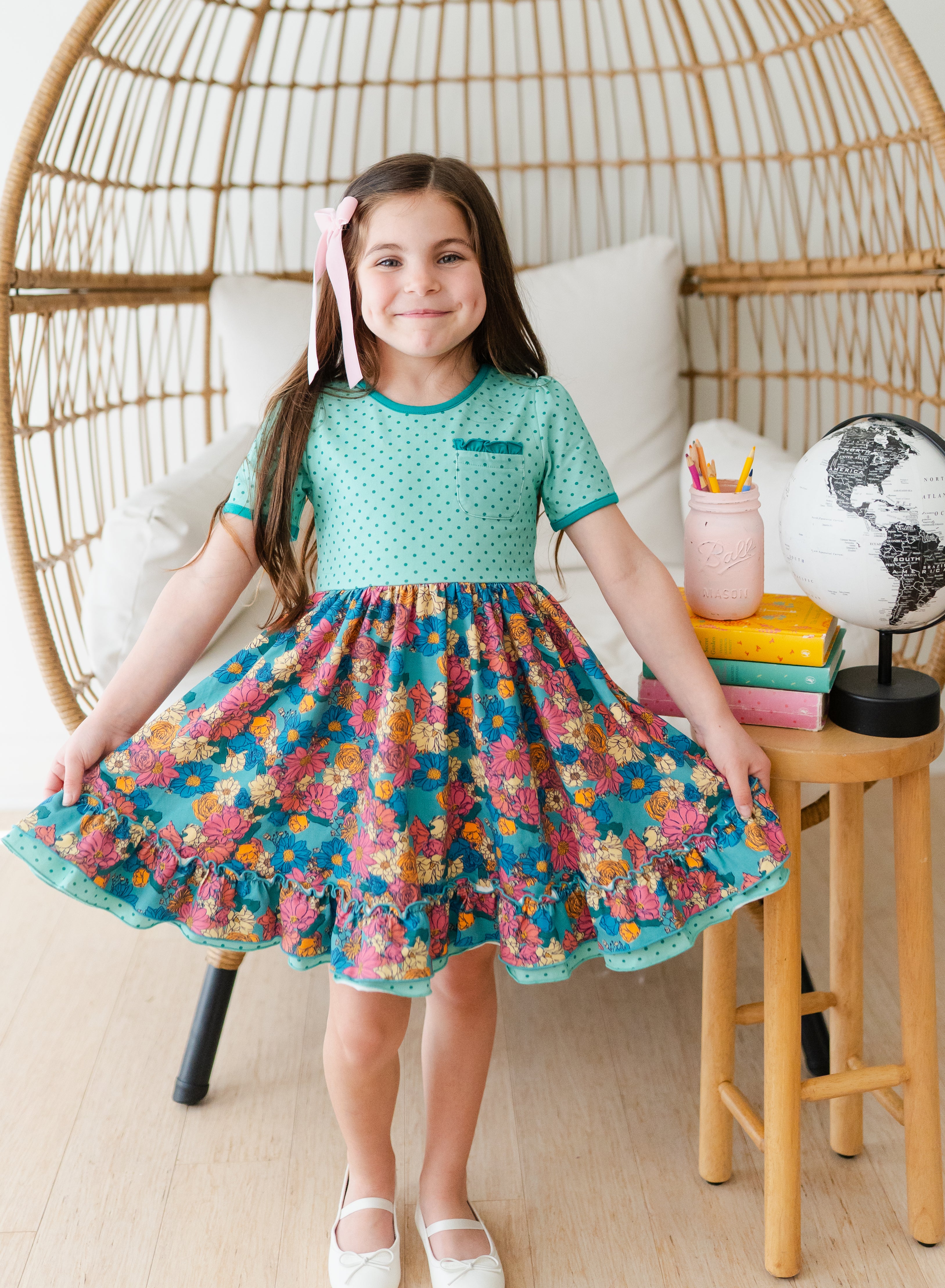 Meadow Muse Ruffle Dress