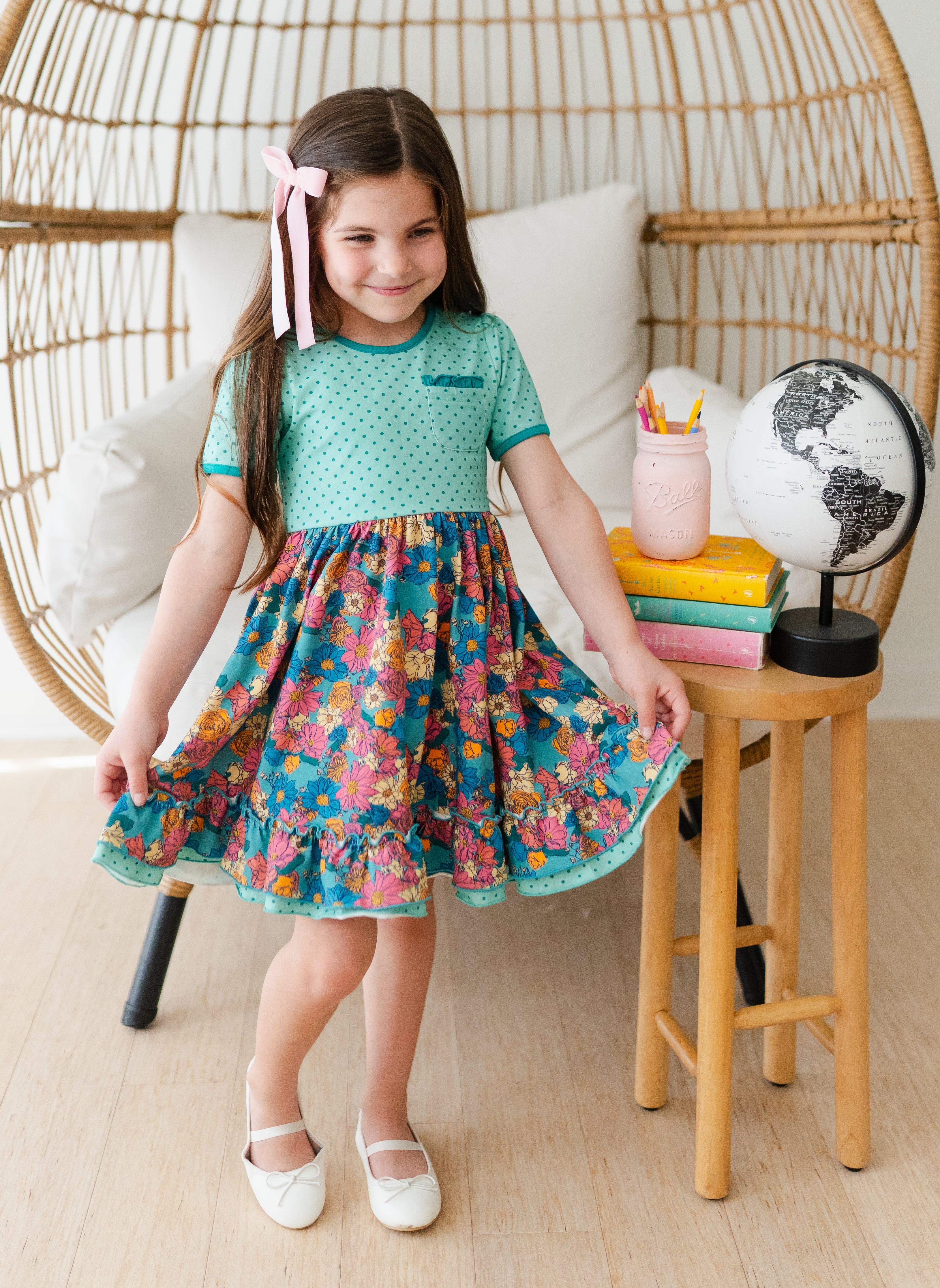 Meadow Muse Ruffle Dress
