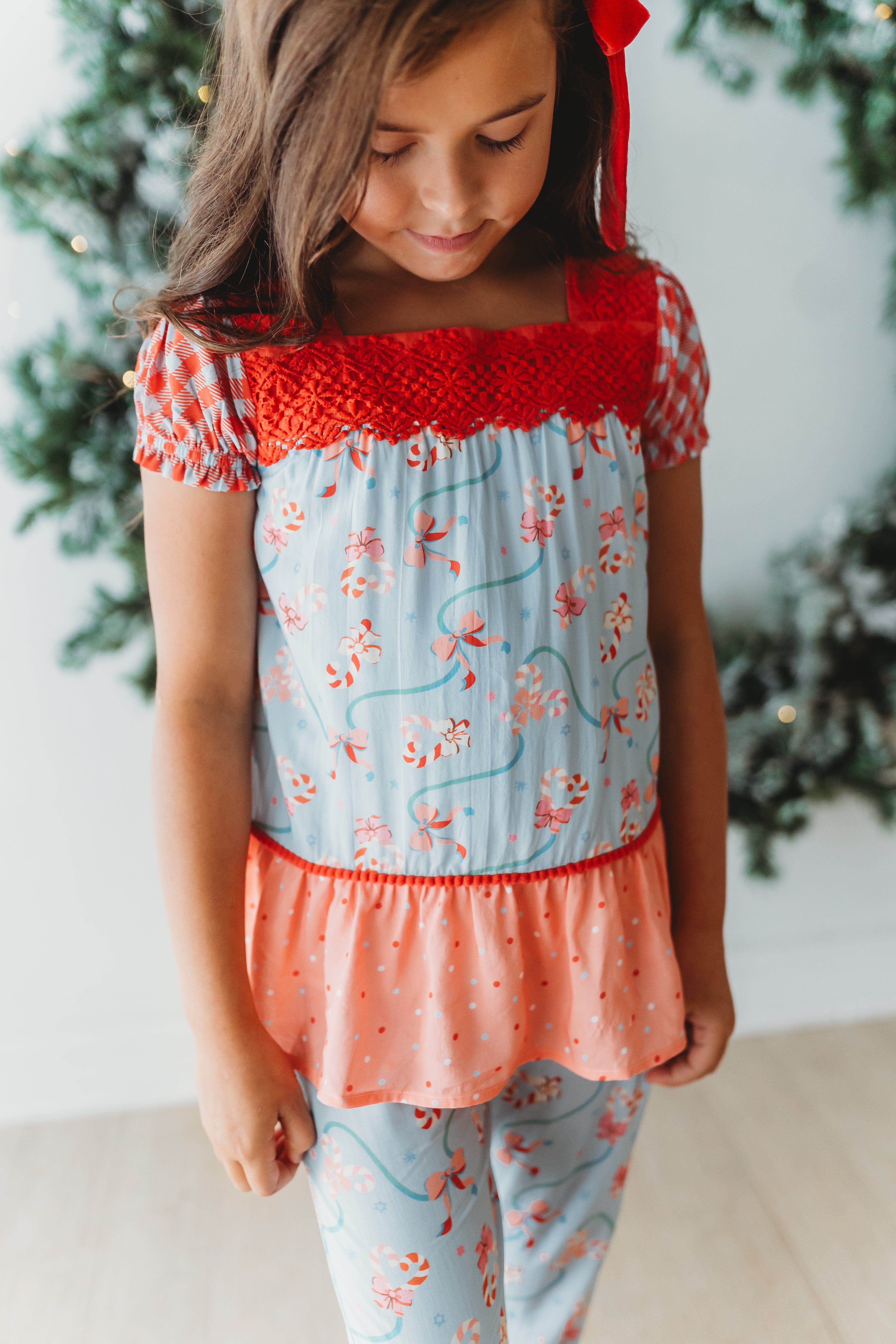 Candy Cane Lane Ruffle Lounge (Pre-Order)