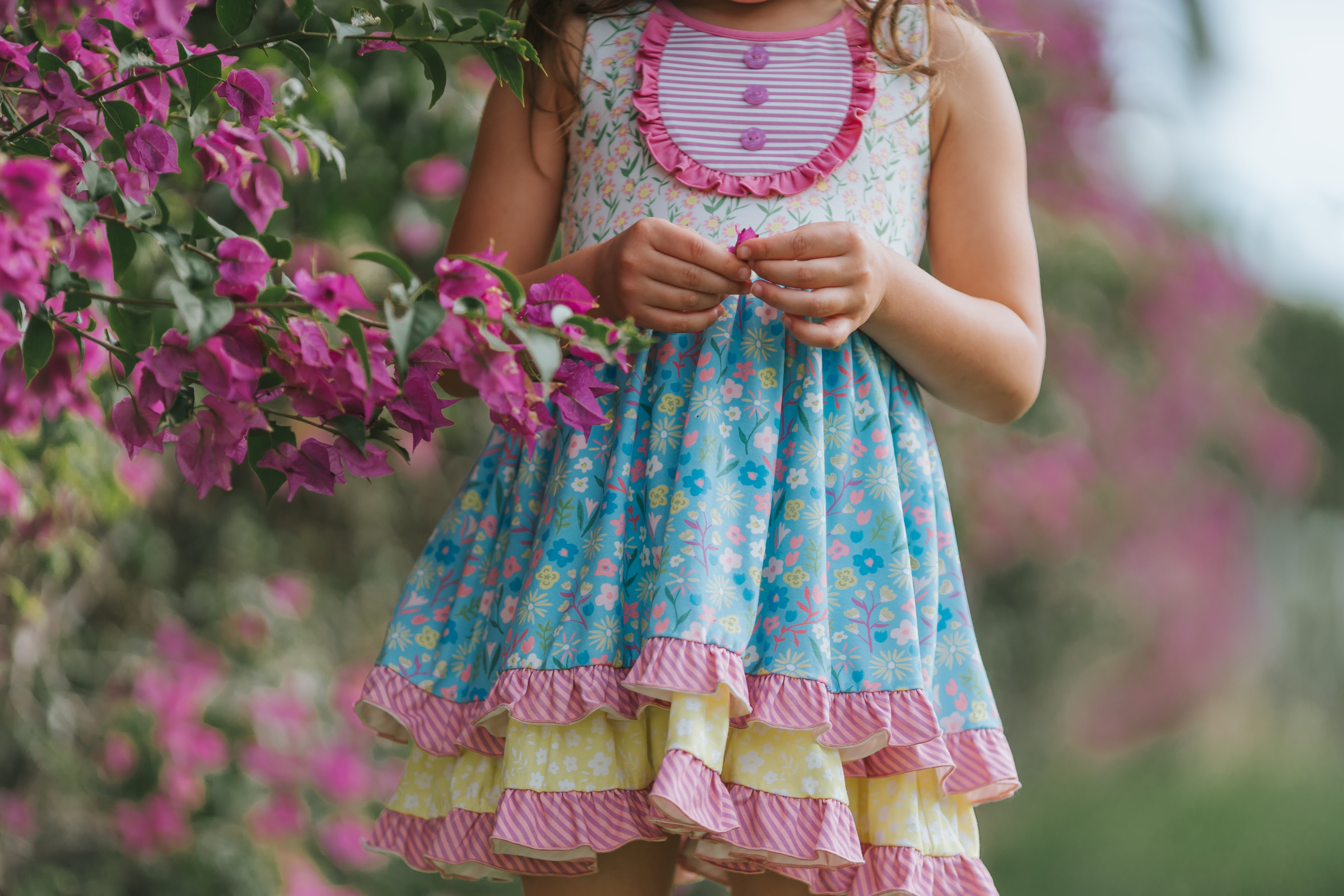 Joyful Jamboree Ruffle Dress