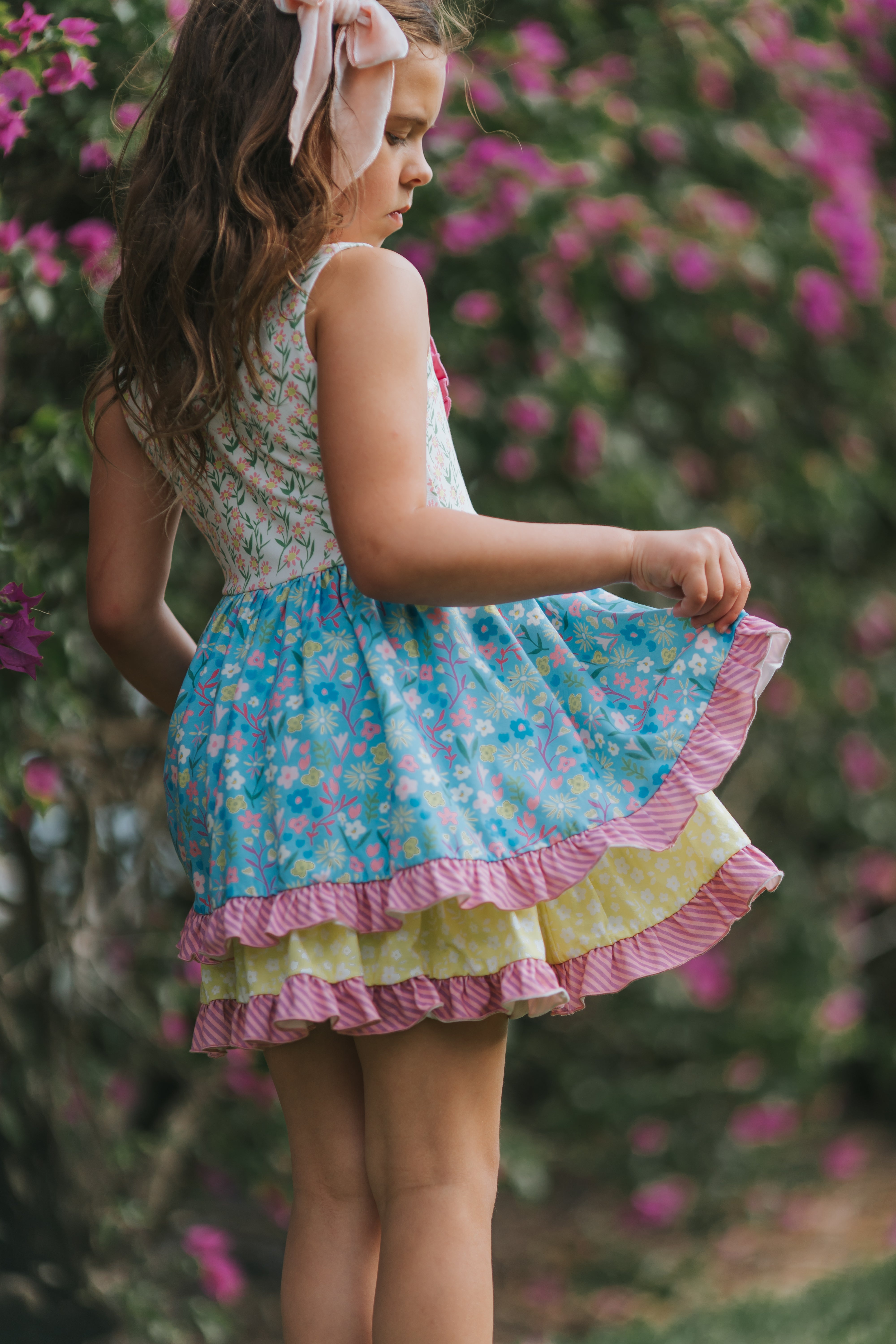 Joyful Jamboree Ruffle Dress