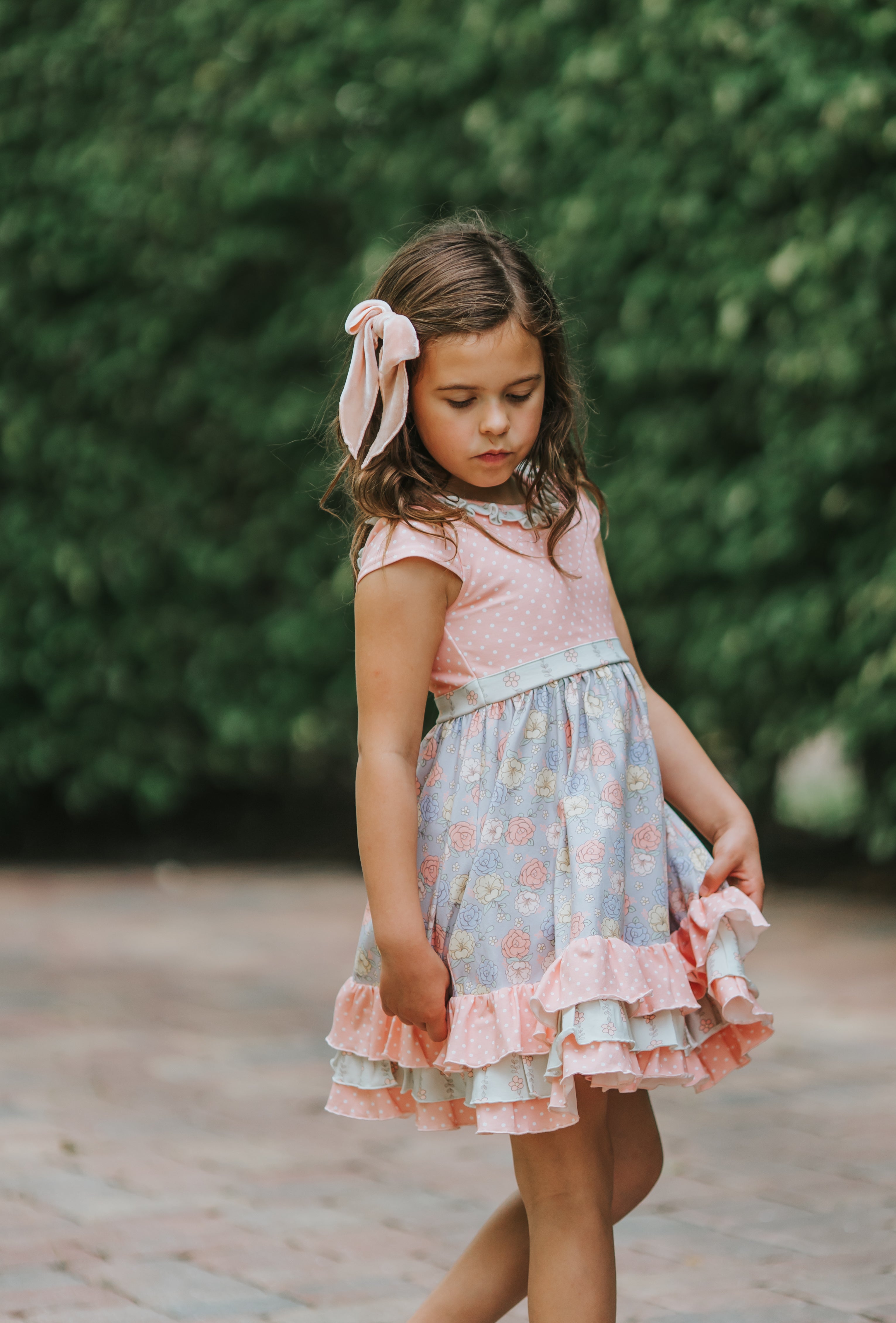 Petal Parade Ruffle Dress