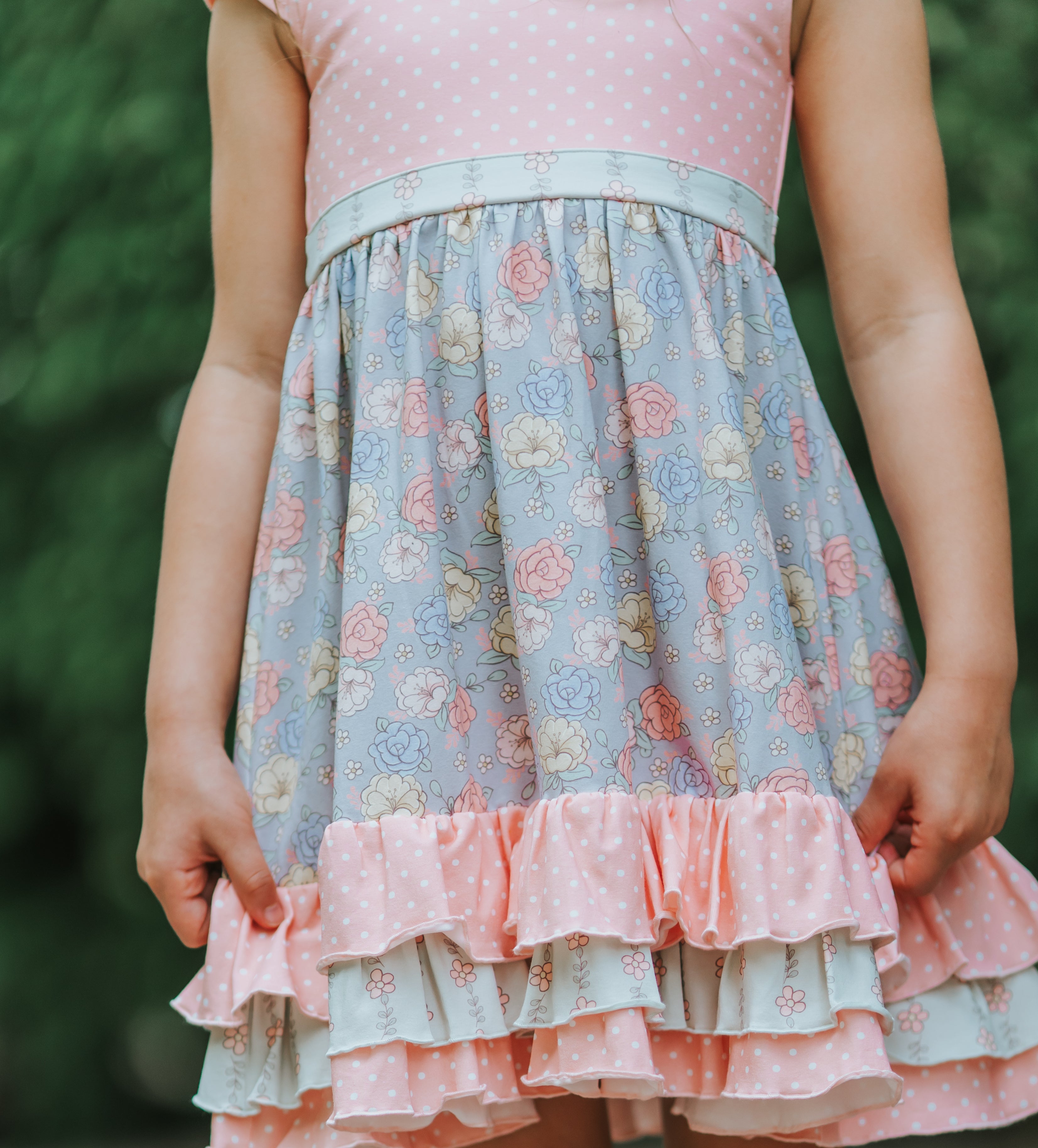Petal Parade Ruffle Dress