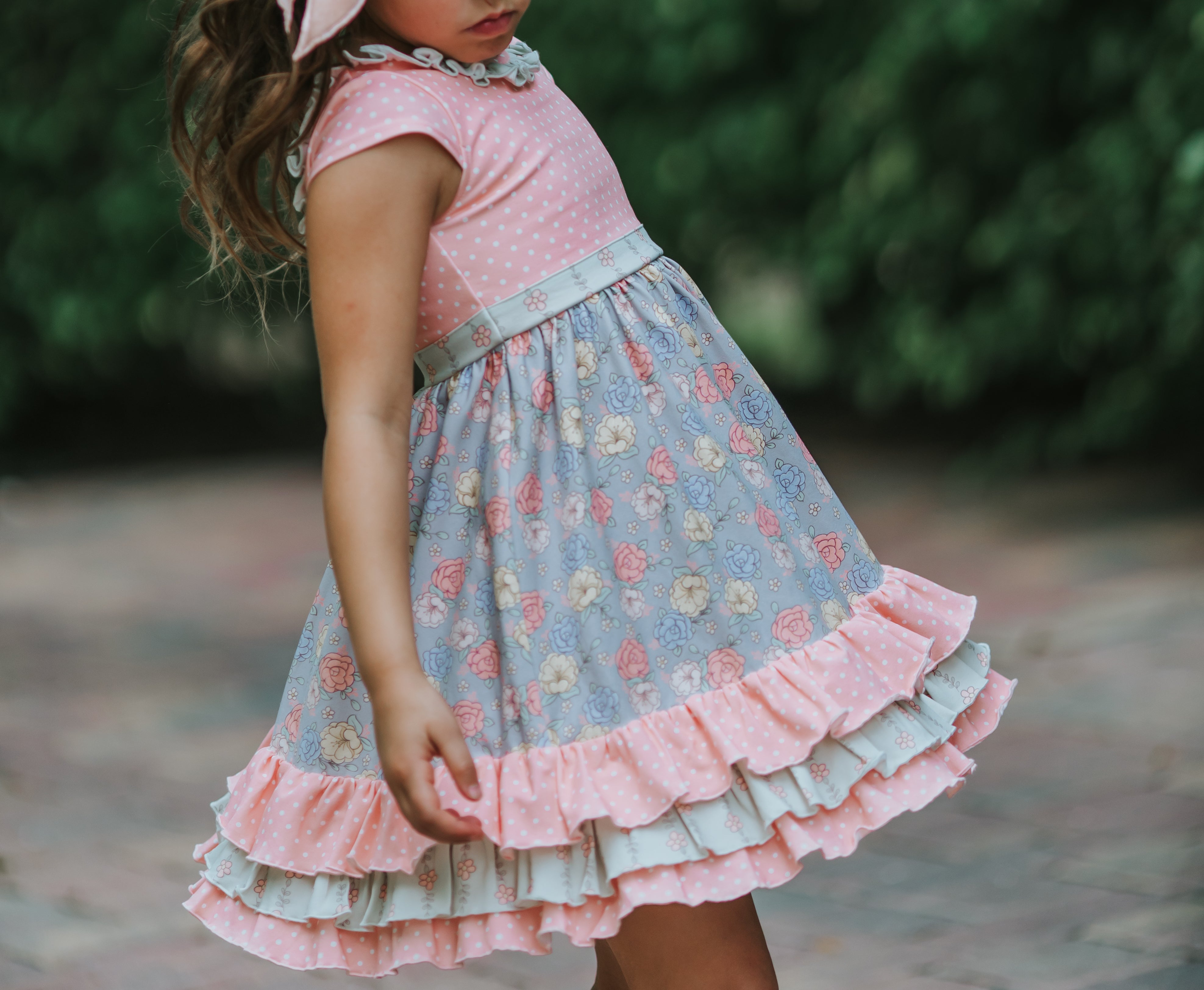 Petal Parade Ruffle Dress
