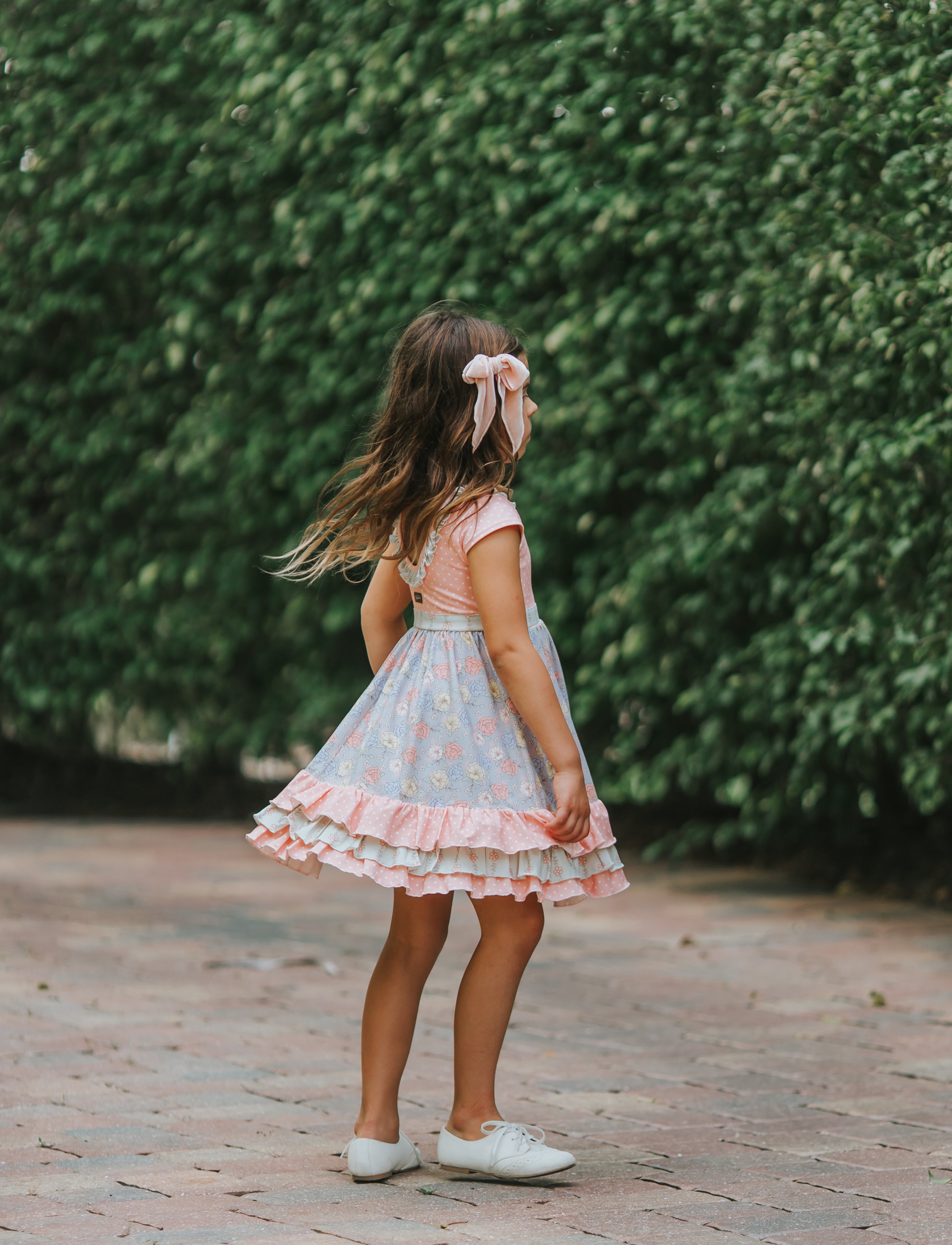 Petal Parade Ruffle Dress