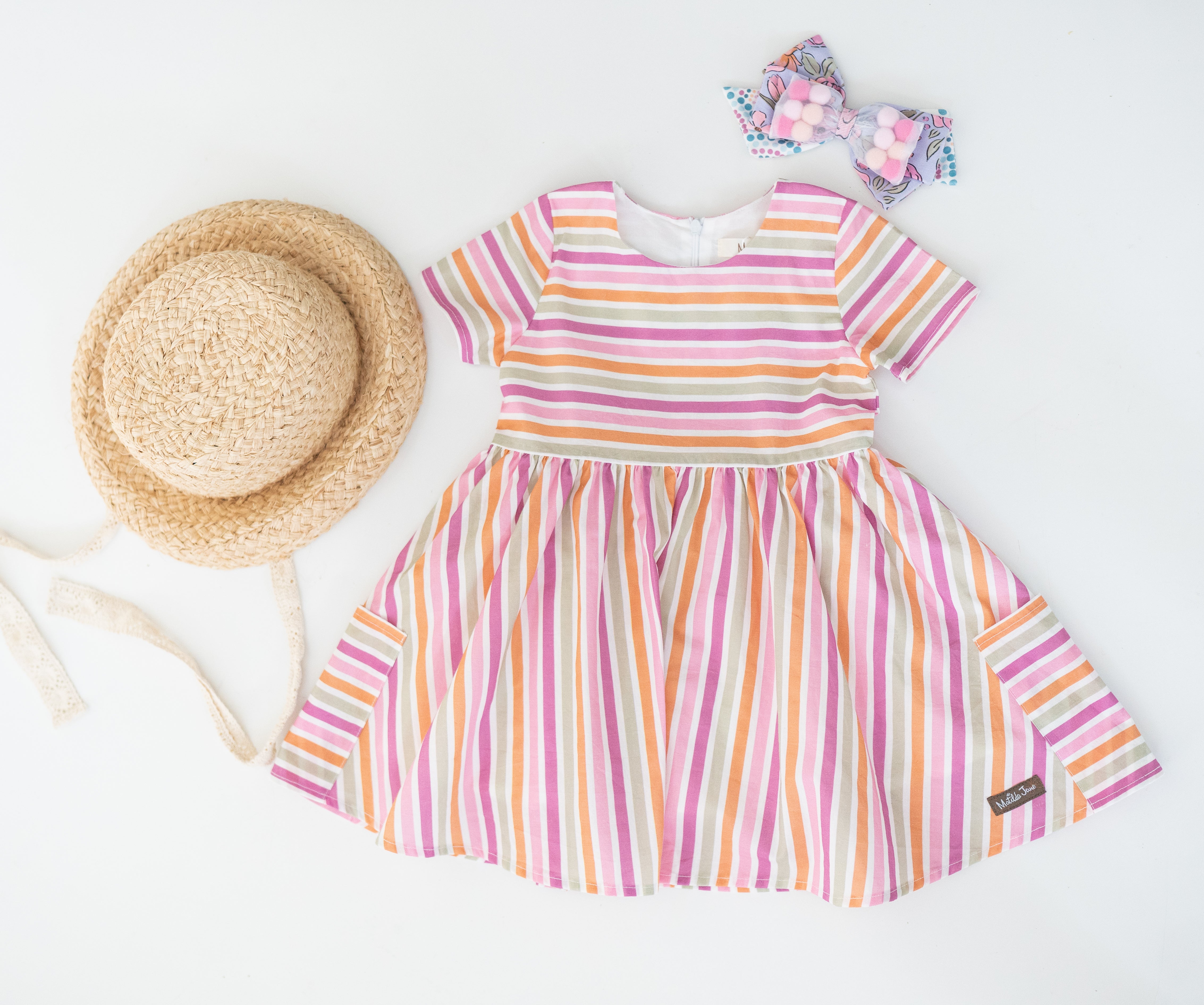 Rainbow Rush Woven Dress