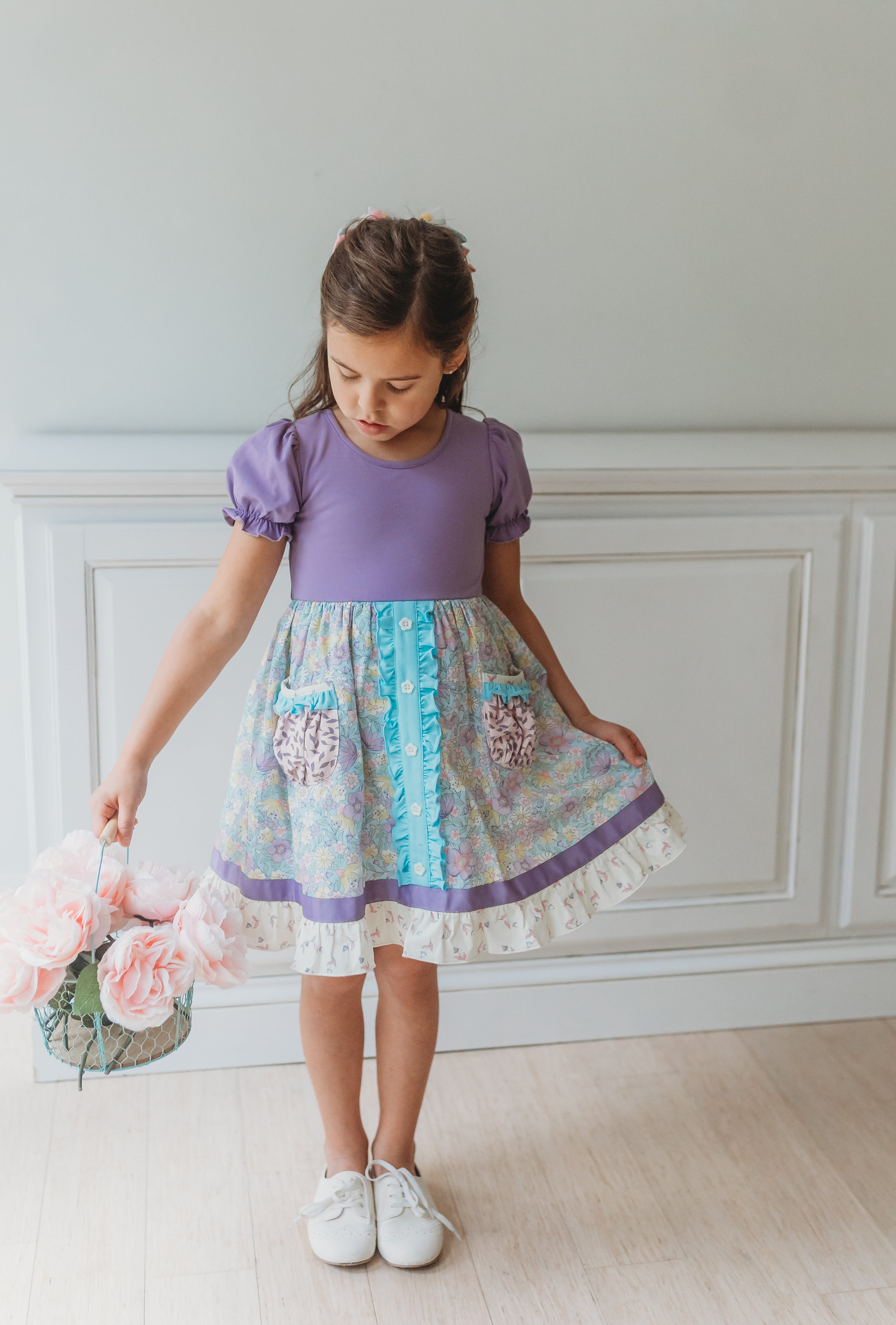 Spring Fling Button Dress