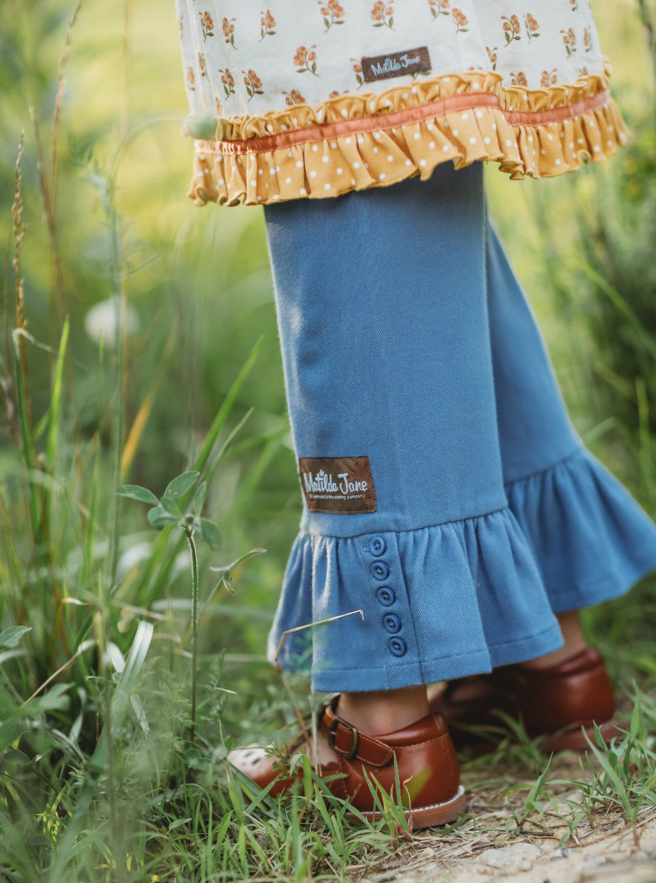 Blue Jean Baby Big Ruffles