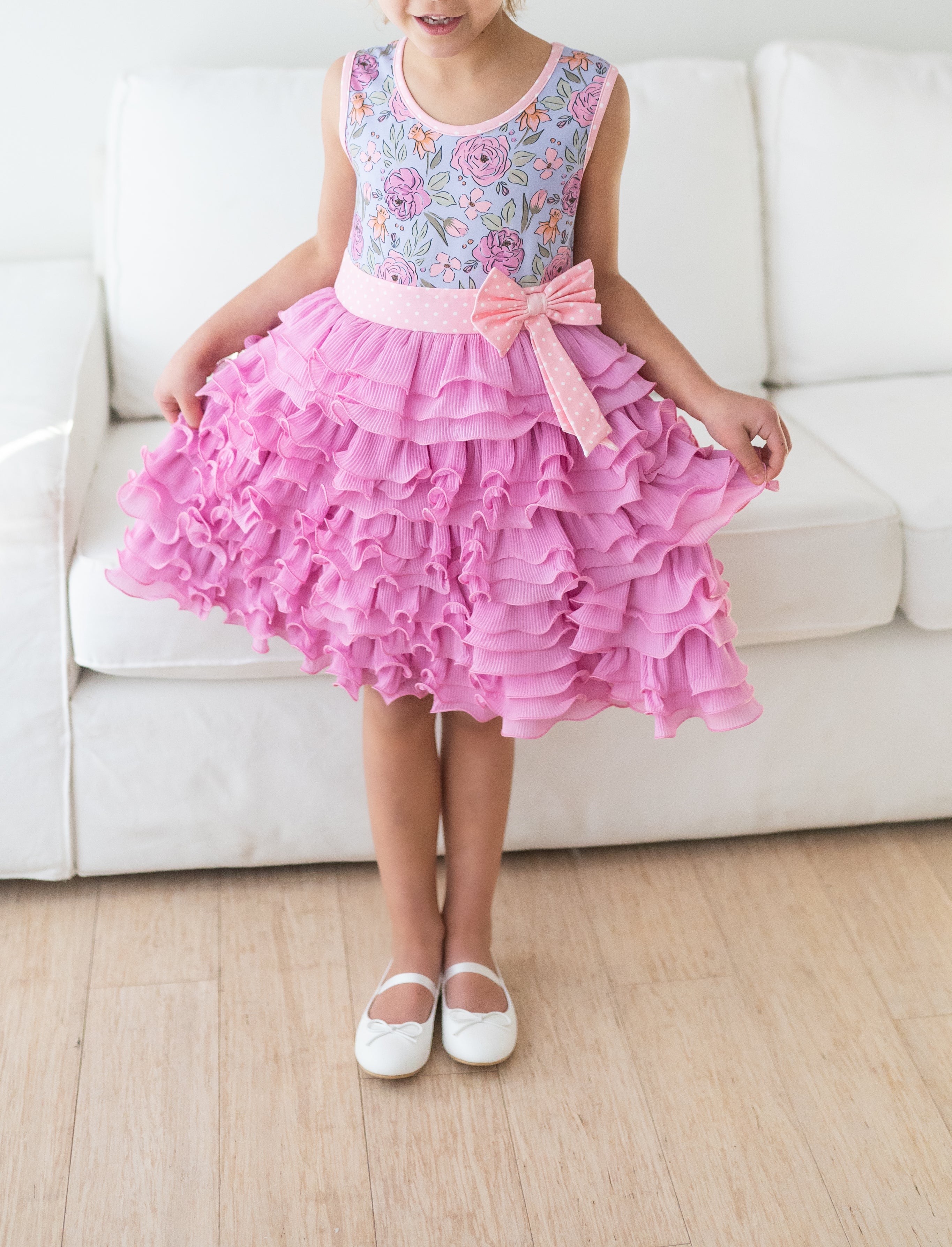 Live in Lavender Ruffle Dress