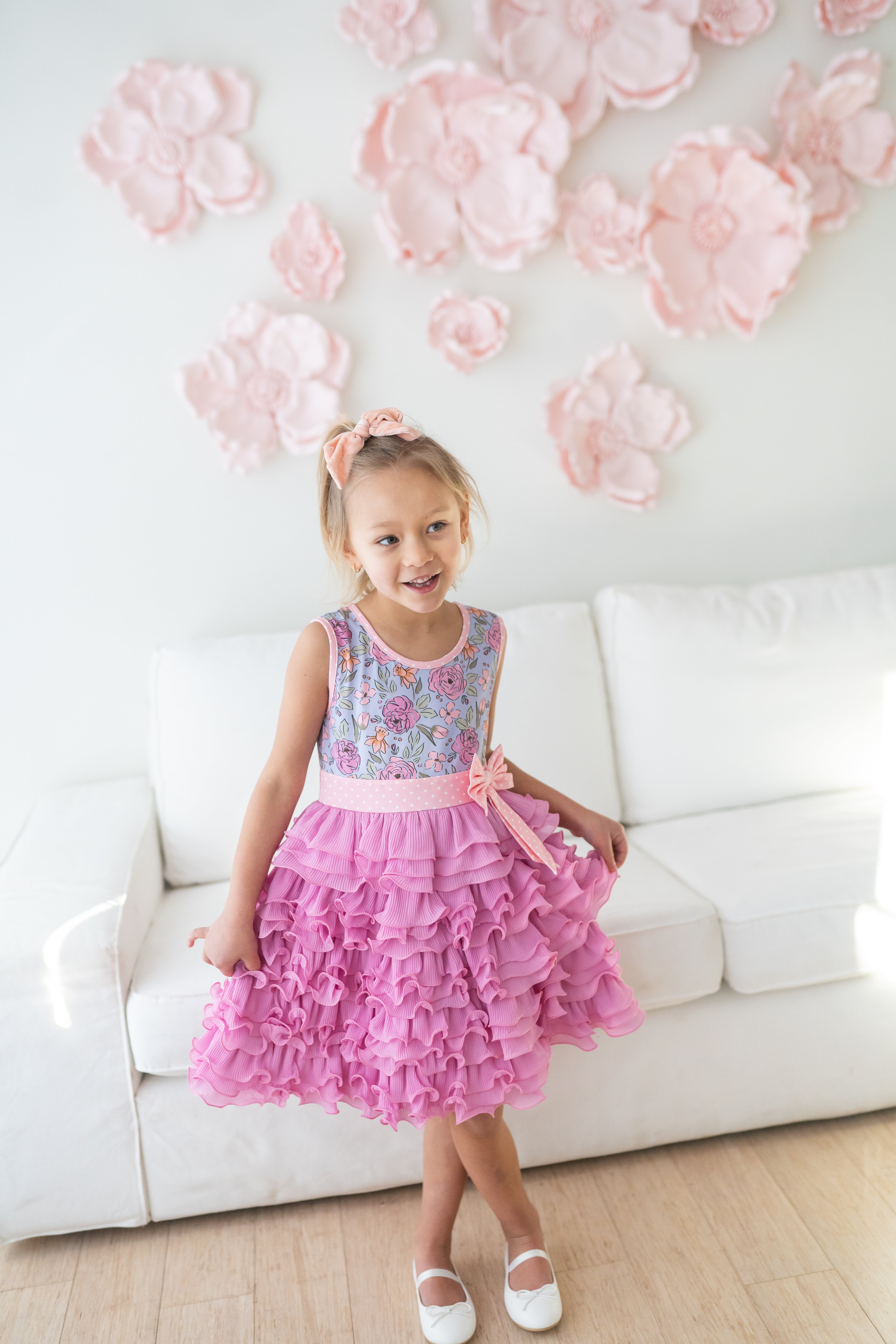 Live in Lavender Ruffle Dress