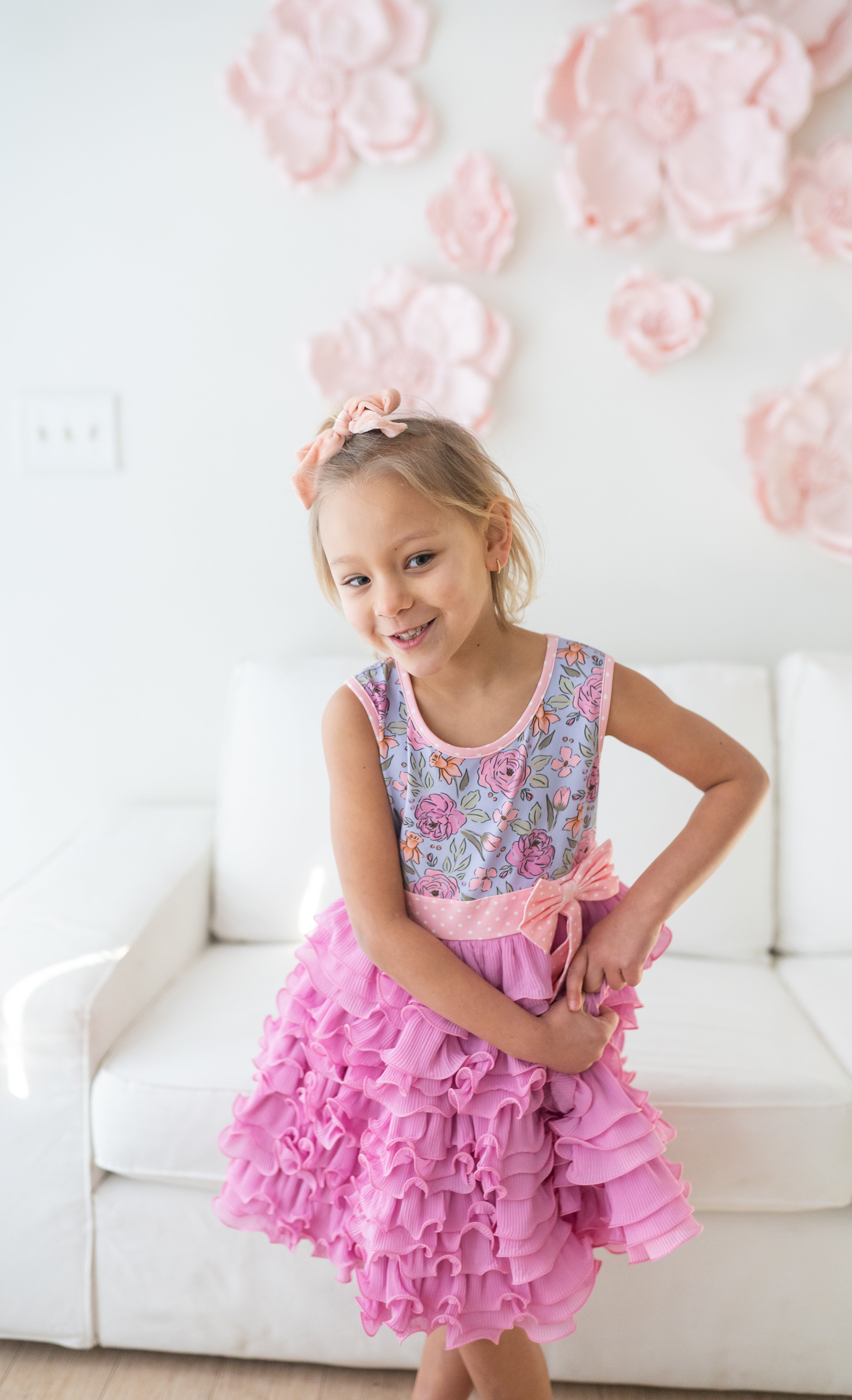 Live in Lavender Ruffle Dress