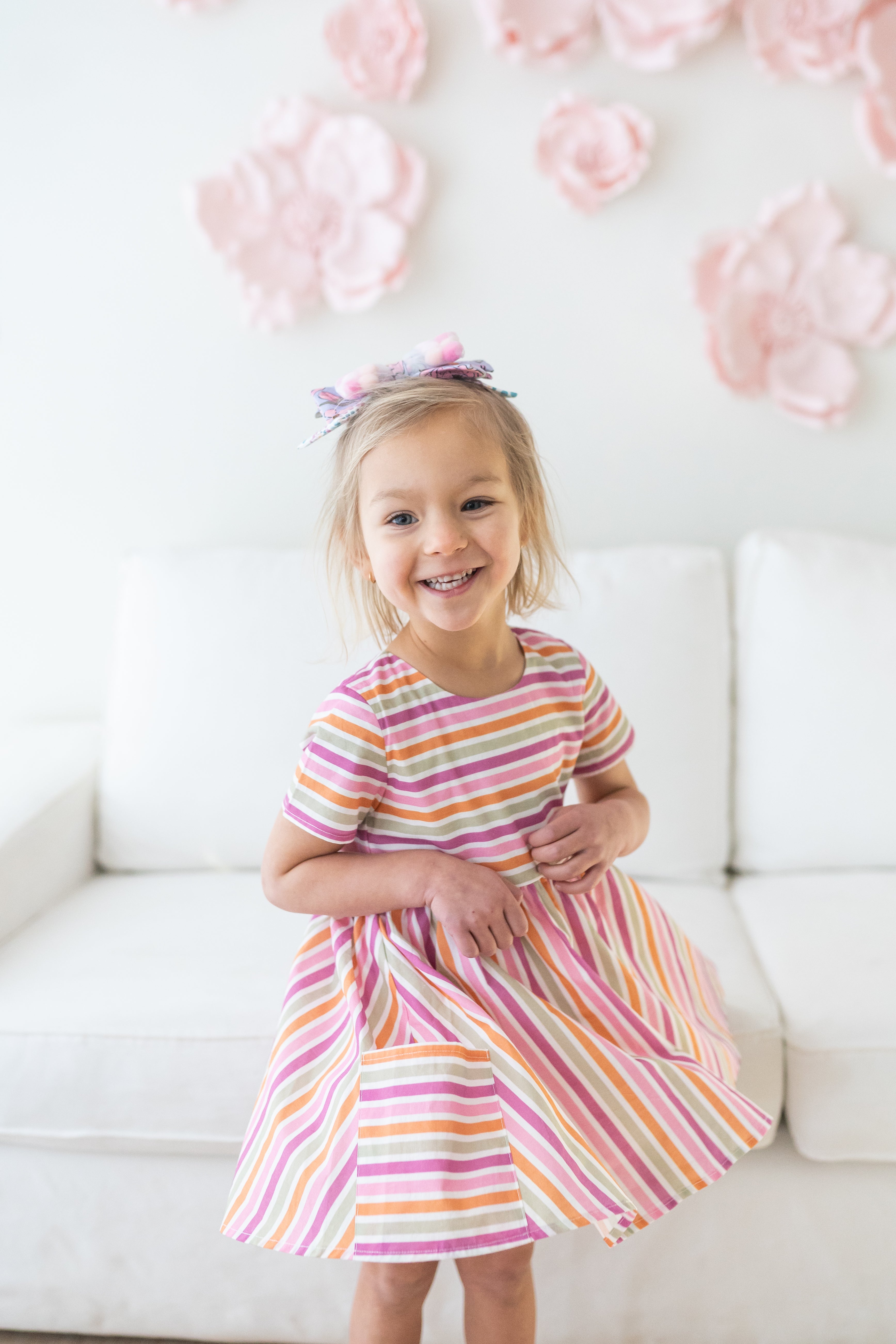 Rainbow Rush Woven Dress