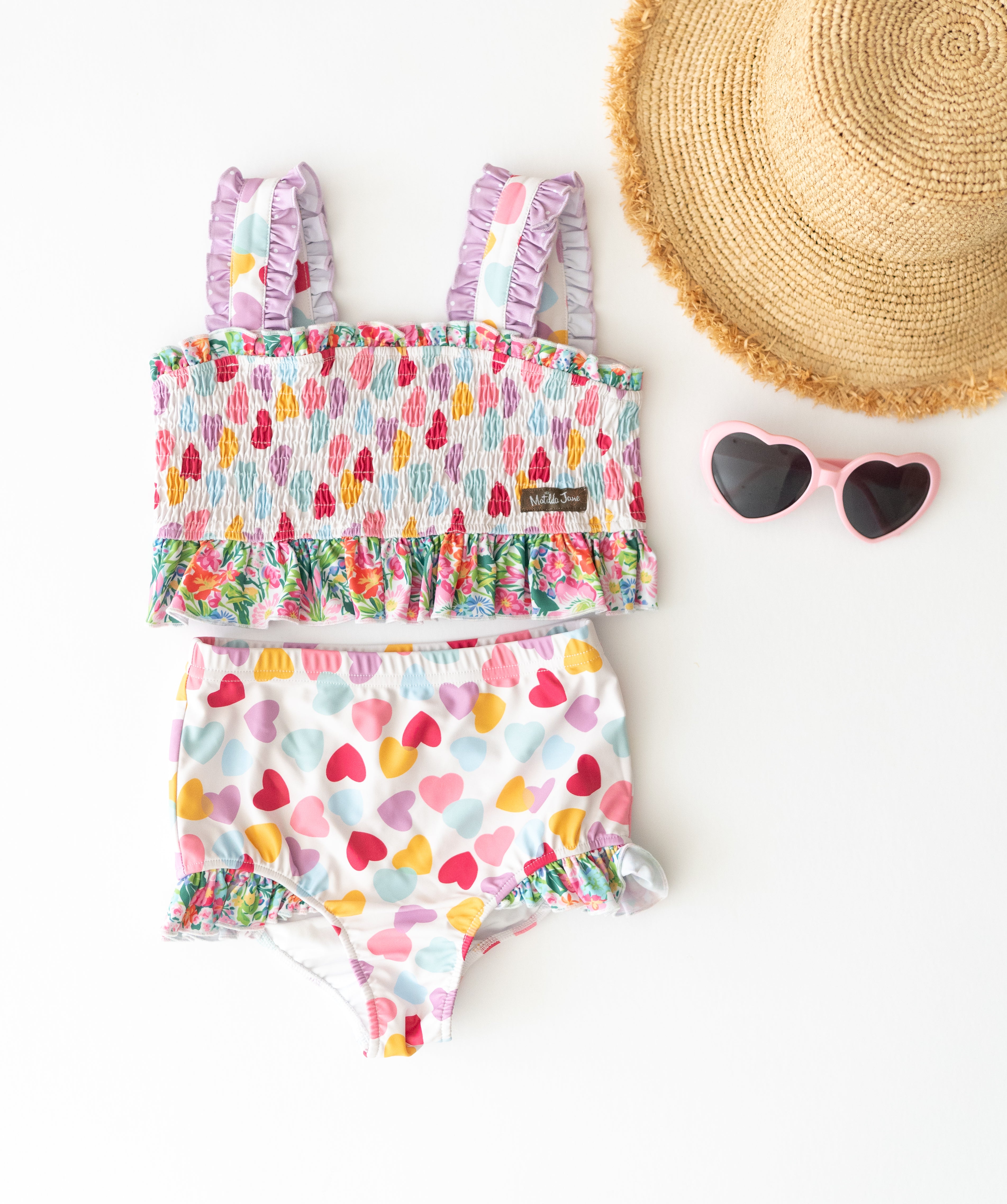 Smocked Swimsuit | Tug At My Heartstrings (Pre-Order)