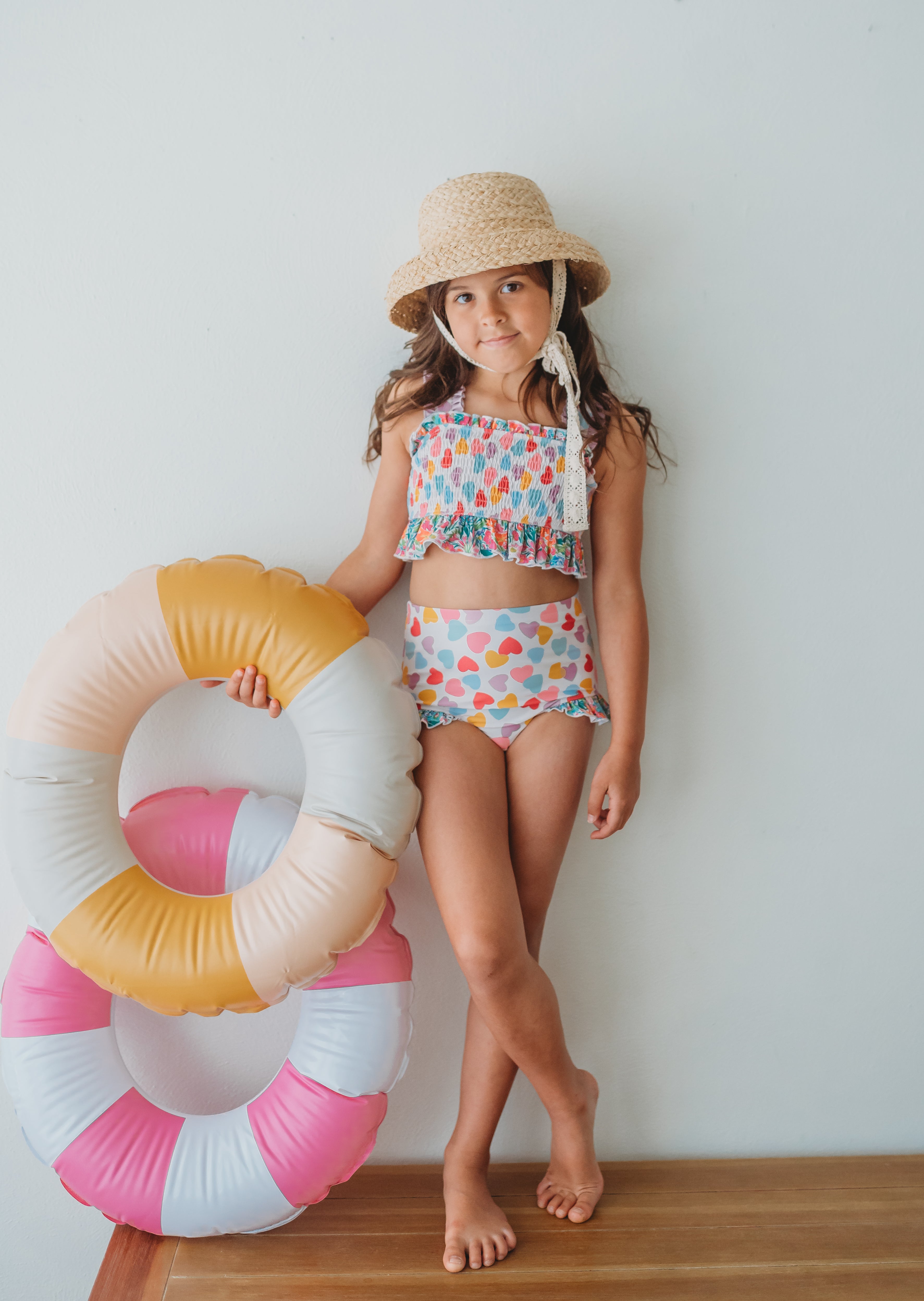 Smocked Swimsuit | Tug At My Heartstrings (Pre-Order)