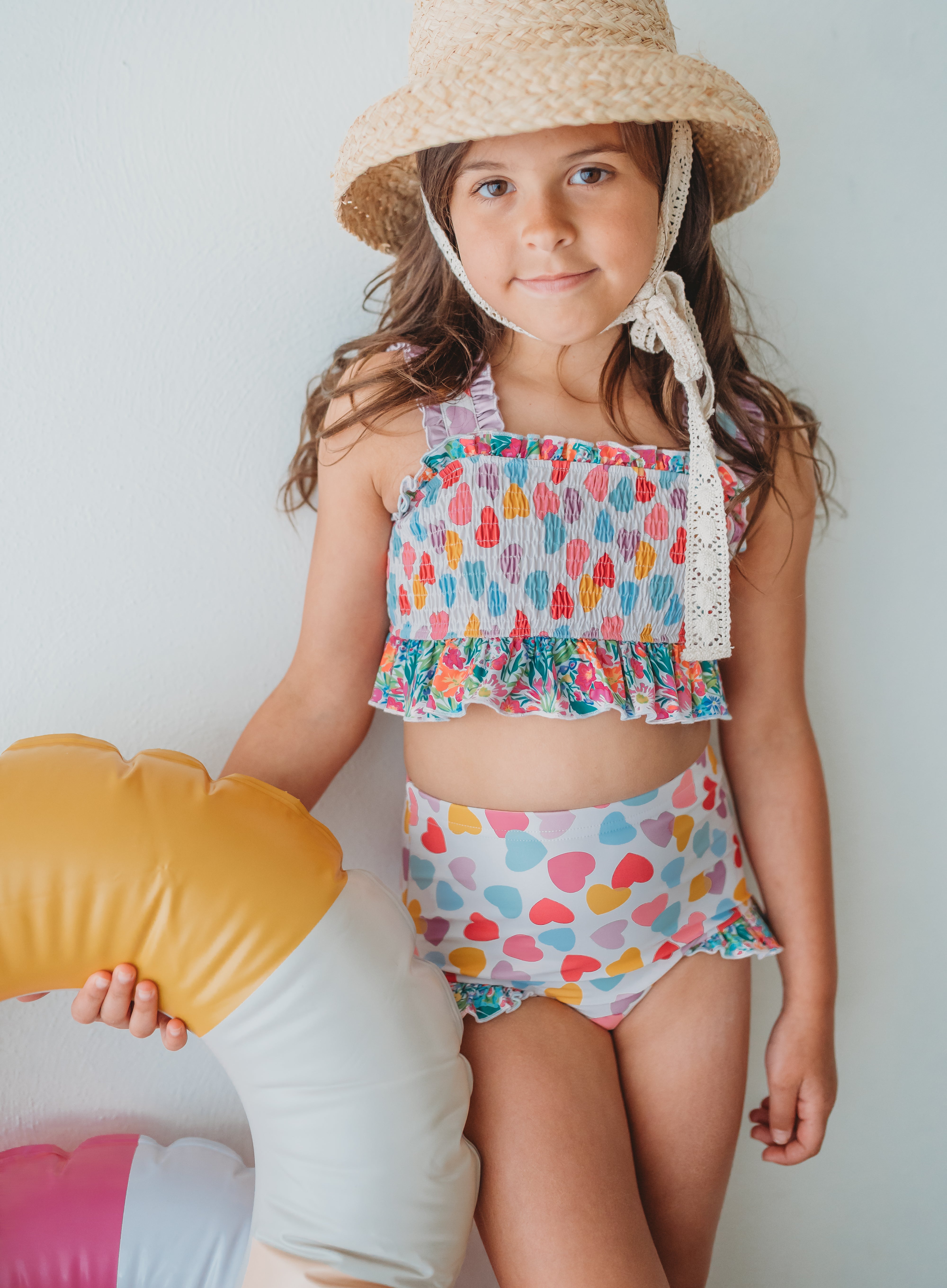 Smocked Swimsuit | Tug At My Heartstrings (Pre-Order)