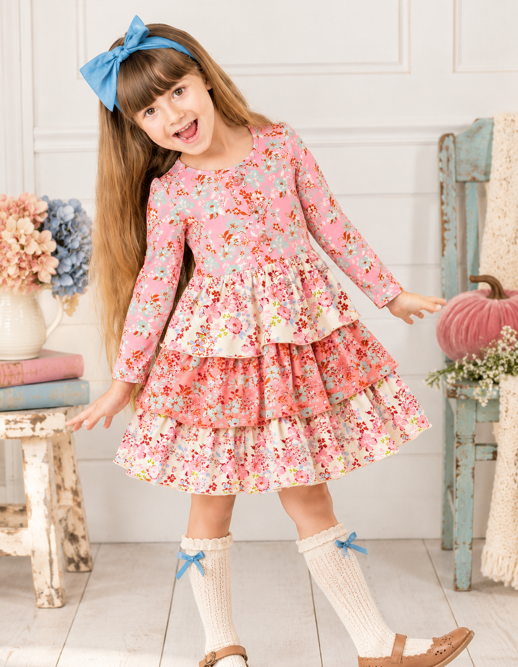 The Sugarplum Garden Ruffle Dress (Pre-Order)
