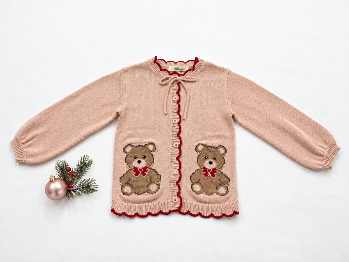 Yuletide Teddy Cardigan (Pre-Order)