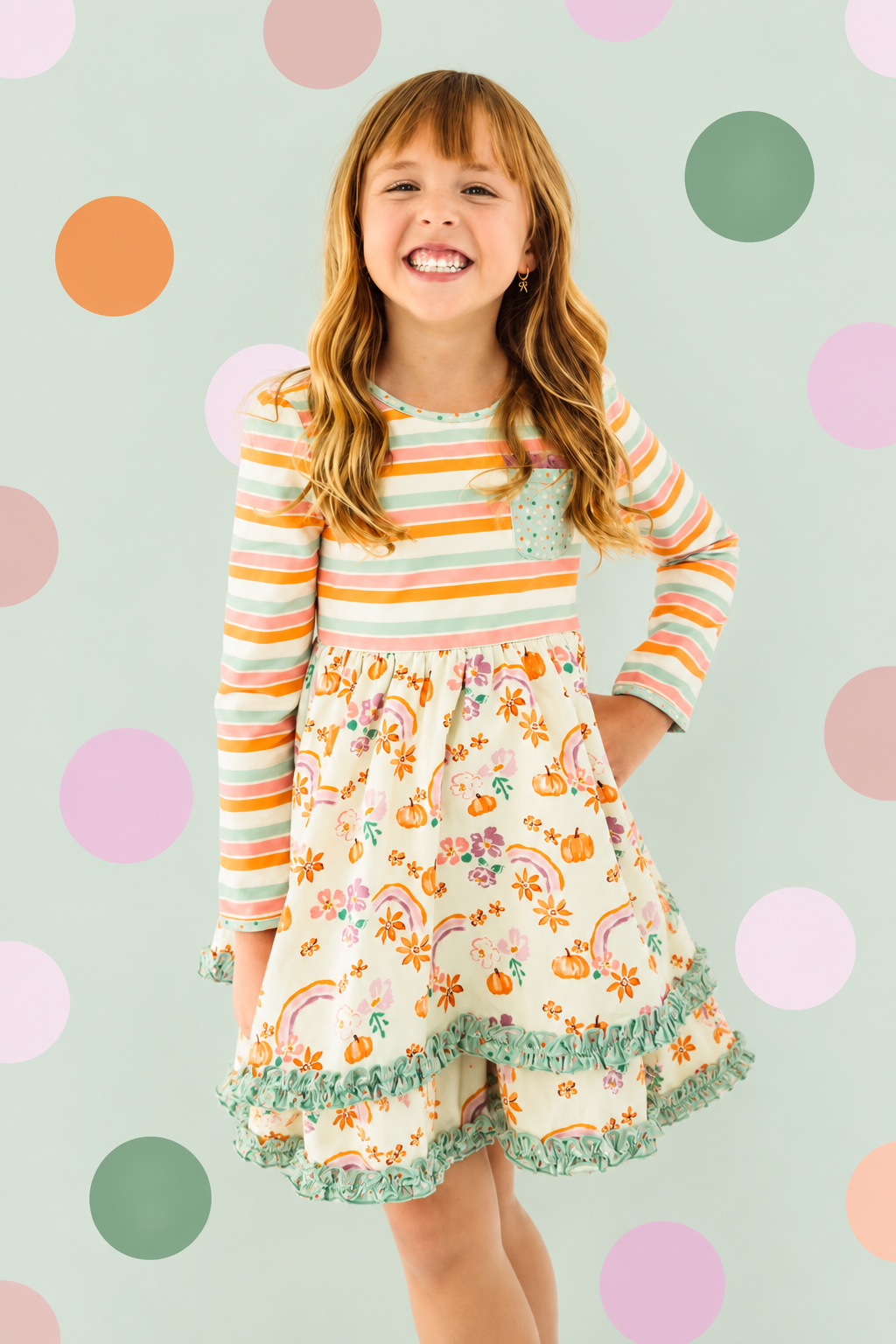 Carriage Ride Ruffle Dress (Pre-Order)