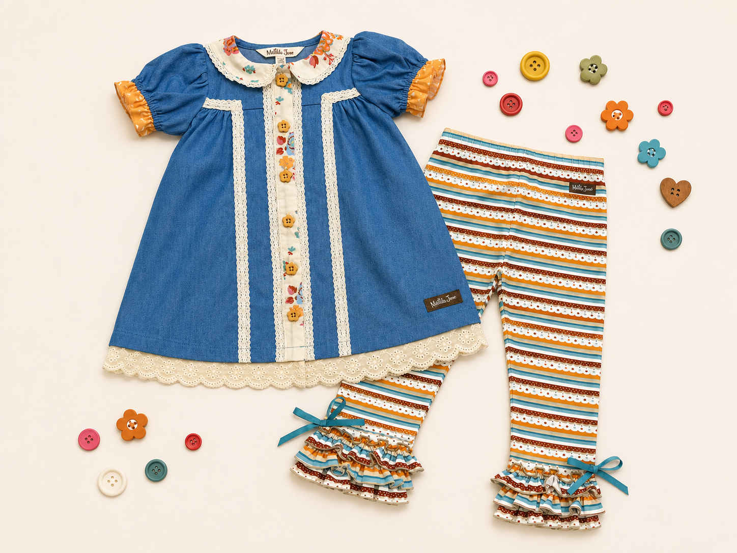 Briar Patch Ruffle Leggings (Pre-Order)