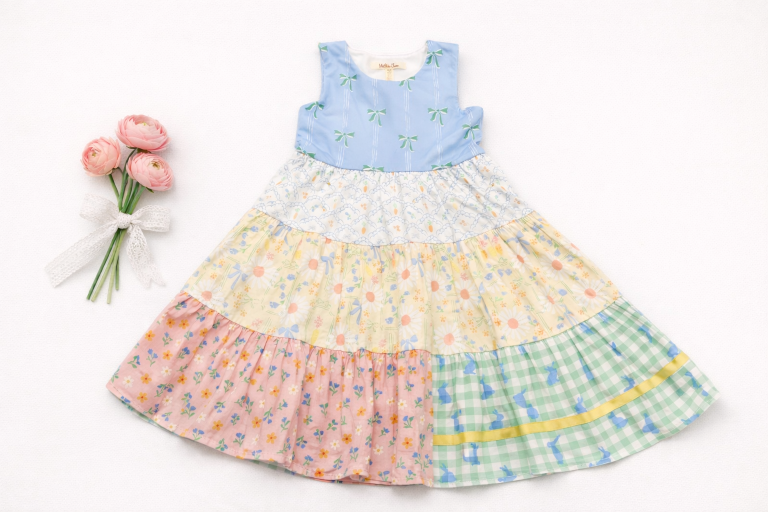 Patchwork Picnic Panel Dress