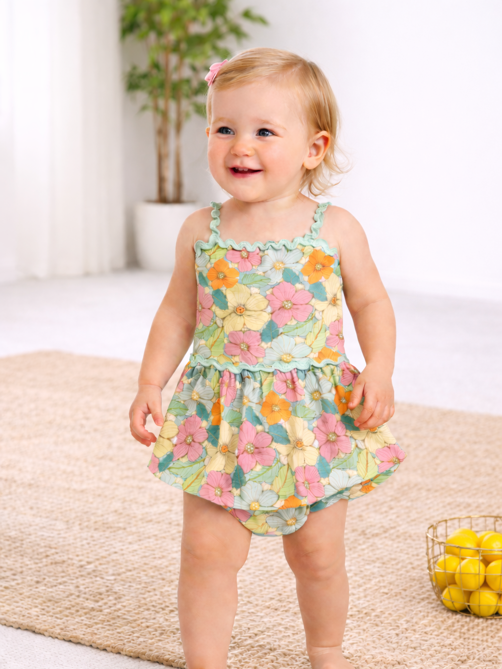 Heirloom Meadow Bubble Romper (Pre-Order)