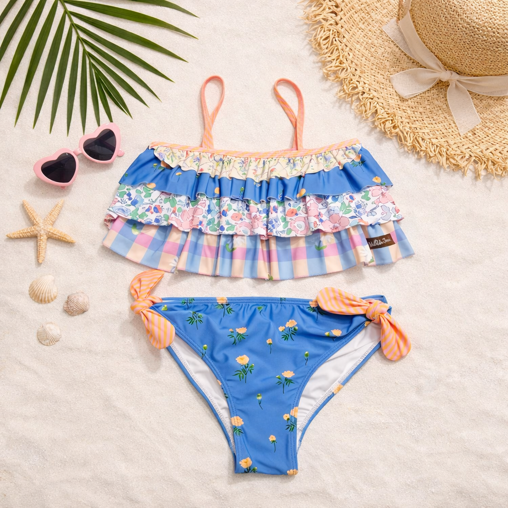 Ruffle Two Piece Swimsuit | Sweet Meadow (Pre-Order)