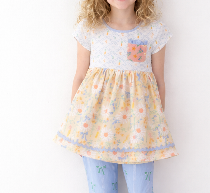 Blue Skies & Buttercups Knit Top