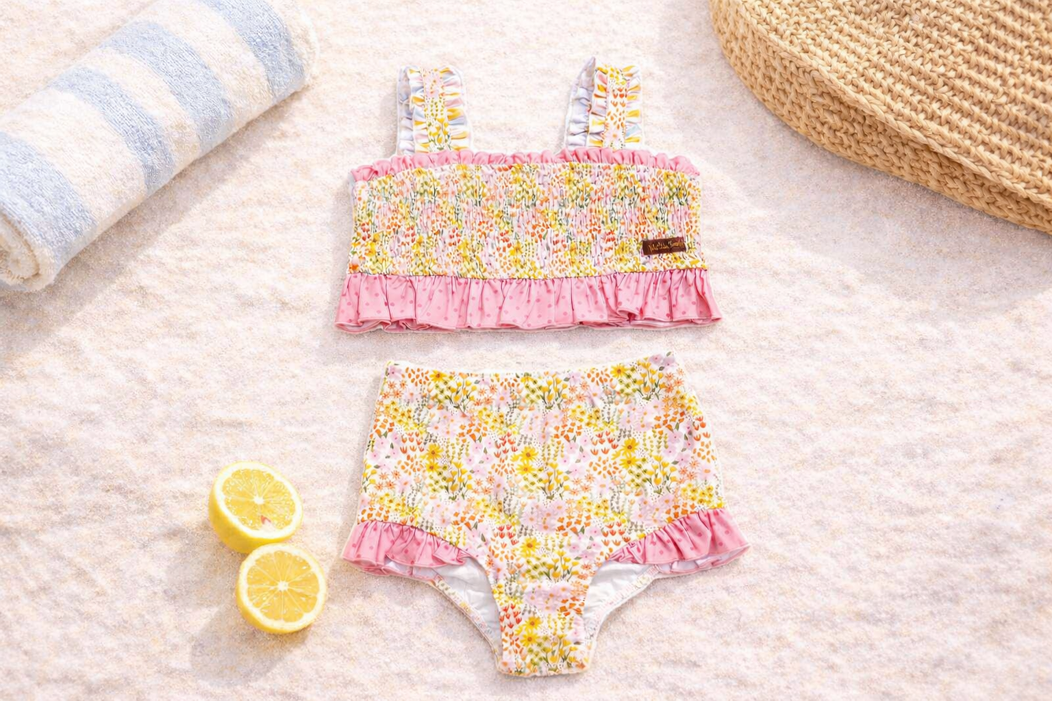Smocked Swimsuit | Sunlit Meadow (Pre-Order)