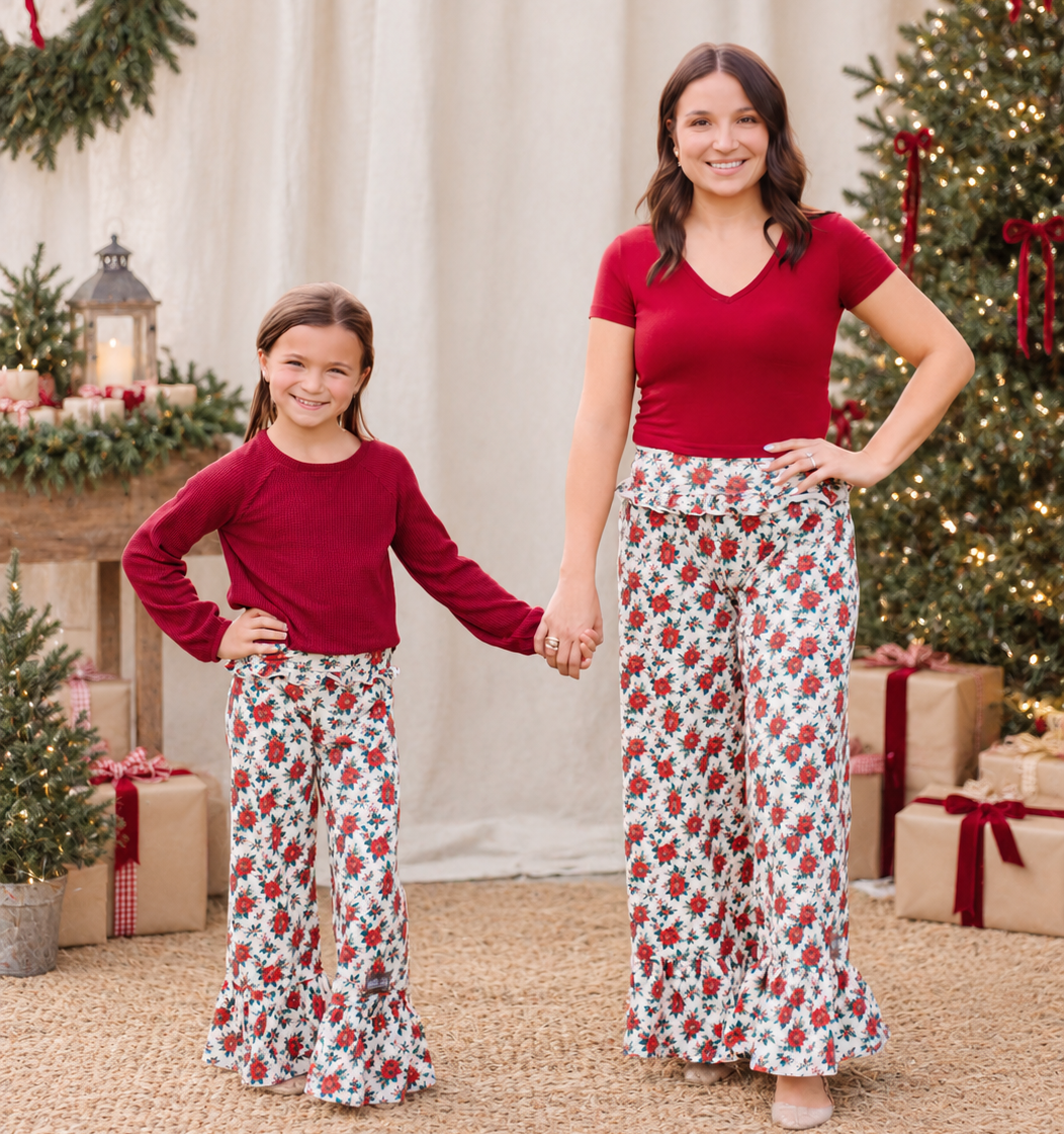Women's Big Ruffles | Poinsettia Parlor (Pre-Order)