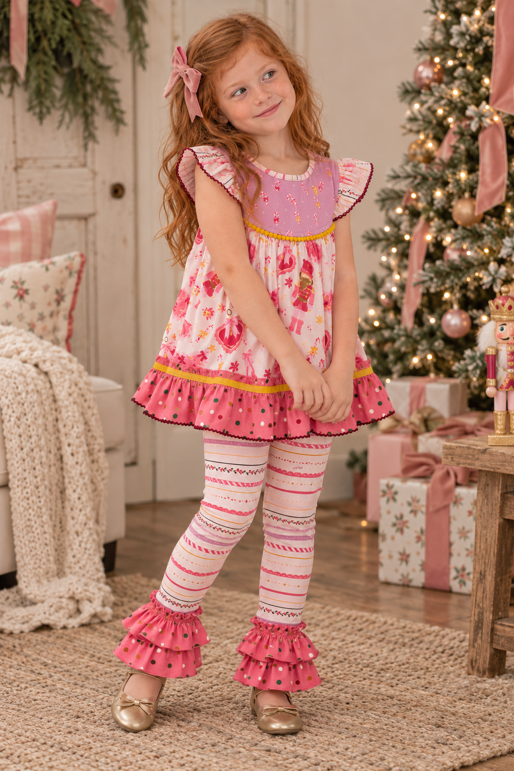 Peppermint Pirouette Scrappy Leggings (Pre-Order)