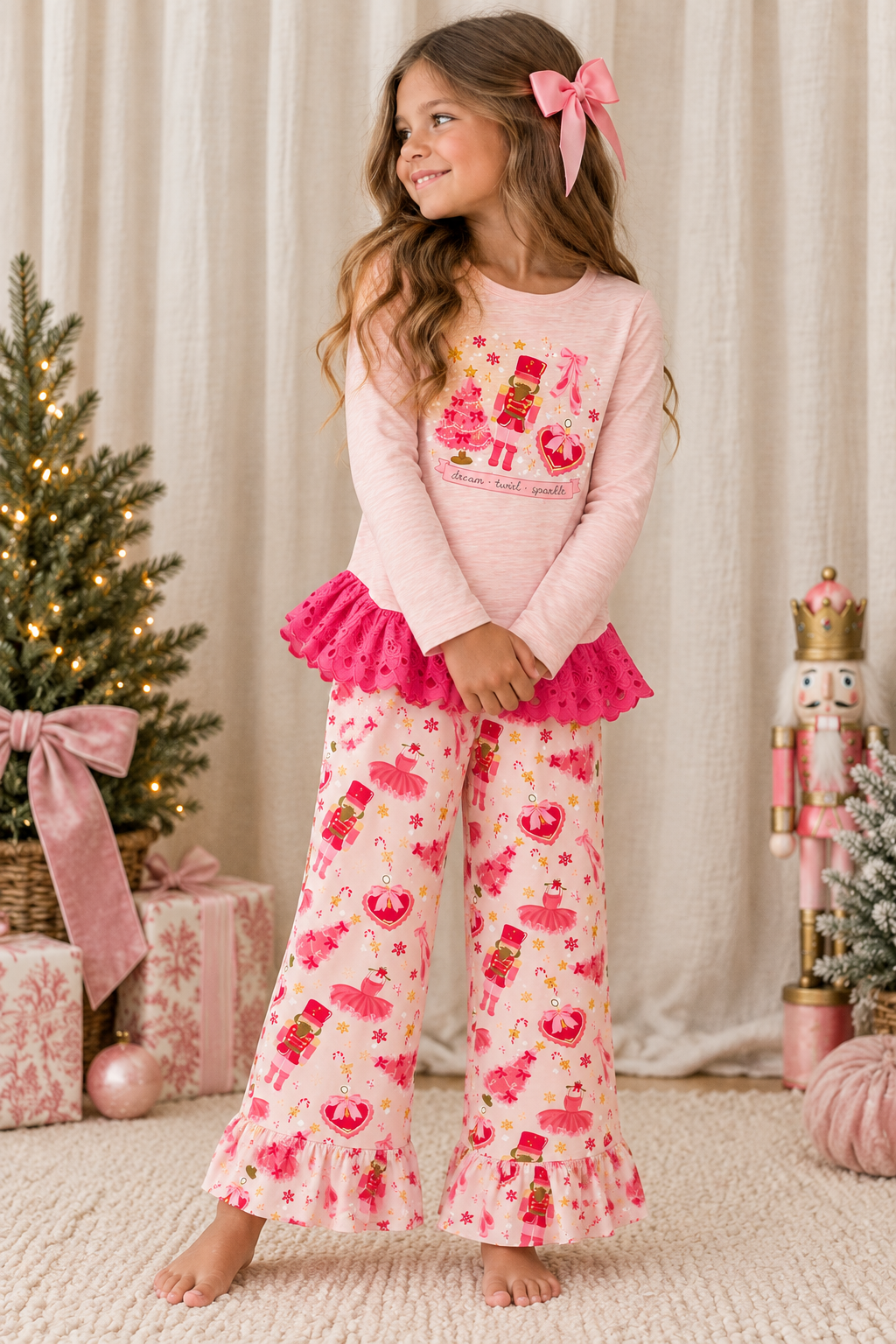 Sugarplum Soirée Ruffle Tee (Pre-Order Ships End of October)
