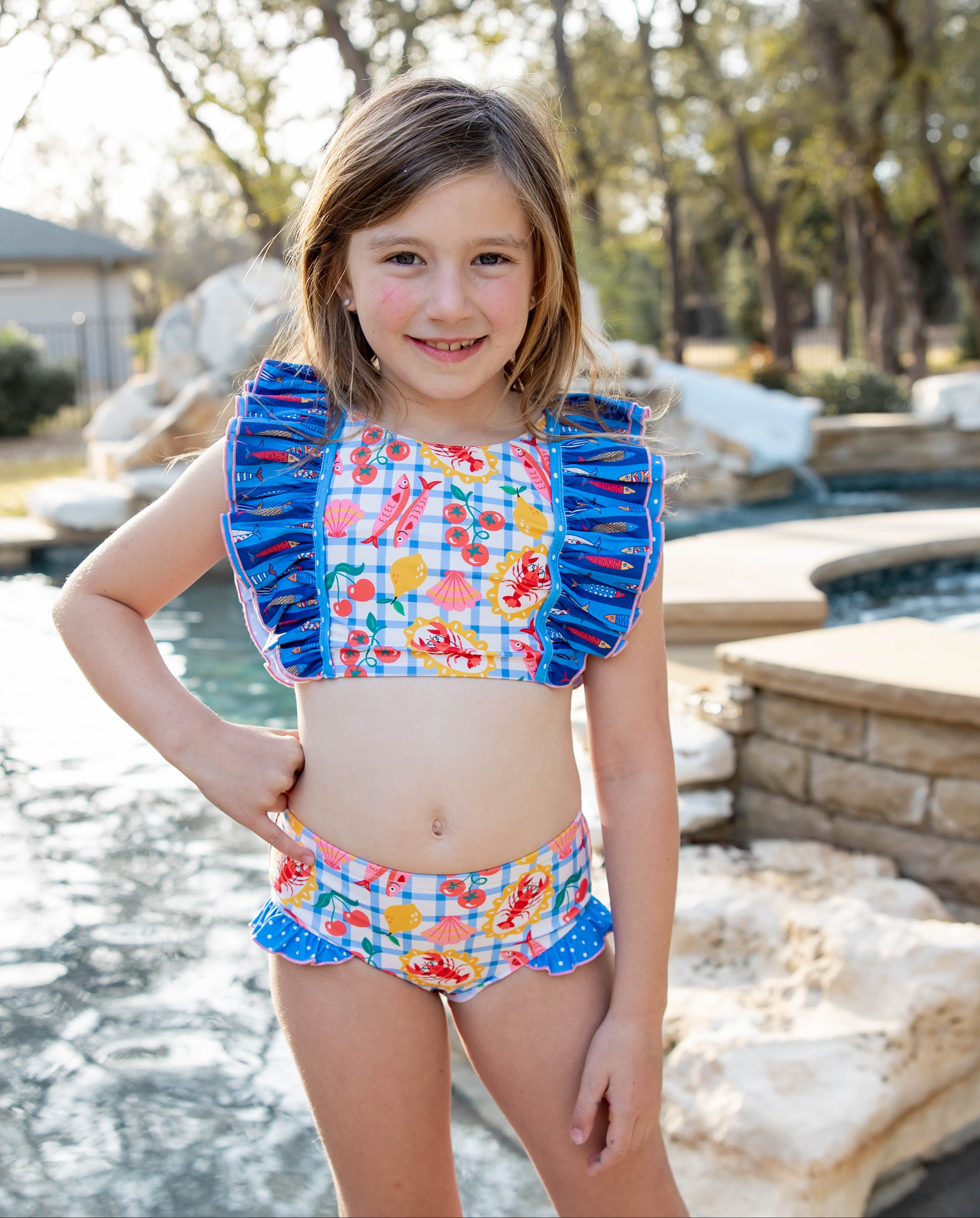 Two Piece Swimsuit | Cherry Coast (Pre-Order)