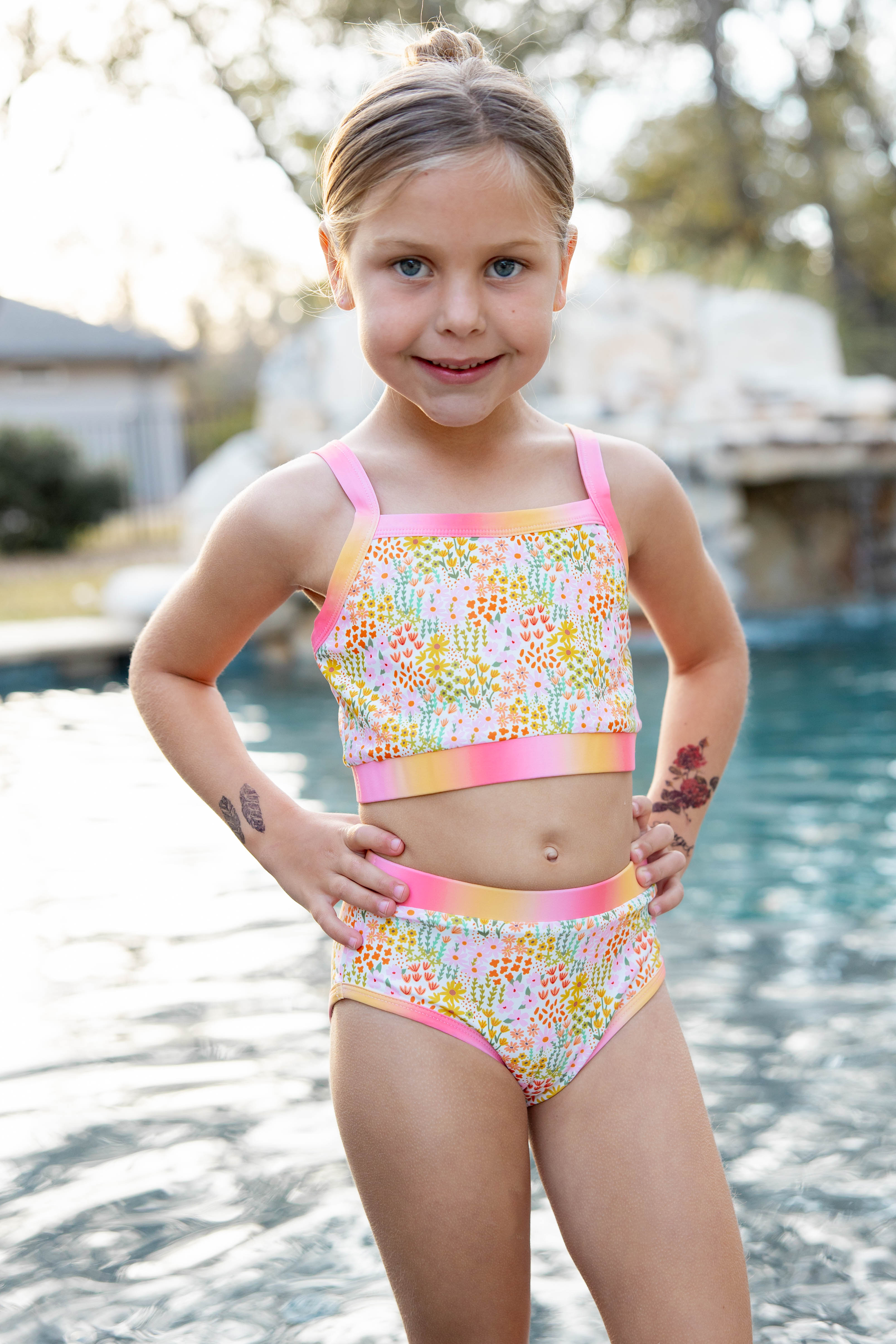 Ombre Two Piece Swimsuit | Sunlit Meadow (Pre-Order)