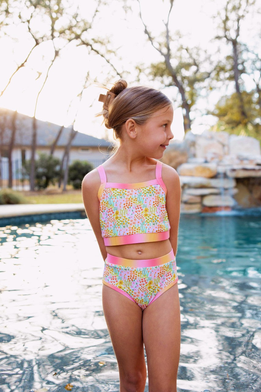 Ombre Two Piece Swimsuit | Sunlit Meadow (Pre-Order)