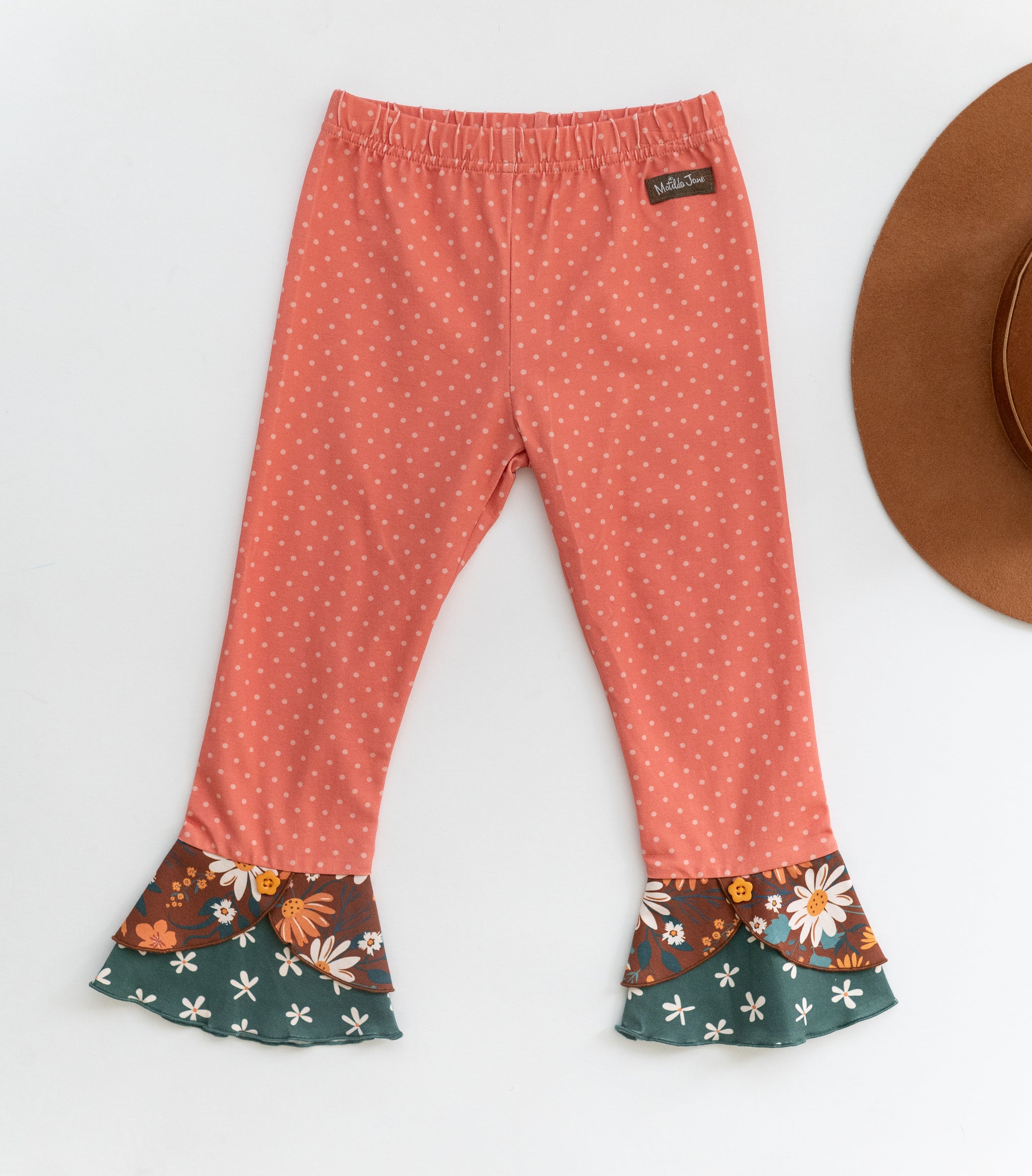 Leggings Matilda Jane Take Me Home, Nuovi Senza Etichette, Taglie 2/4/10/12