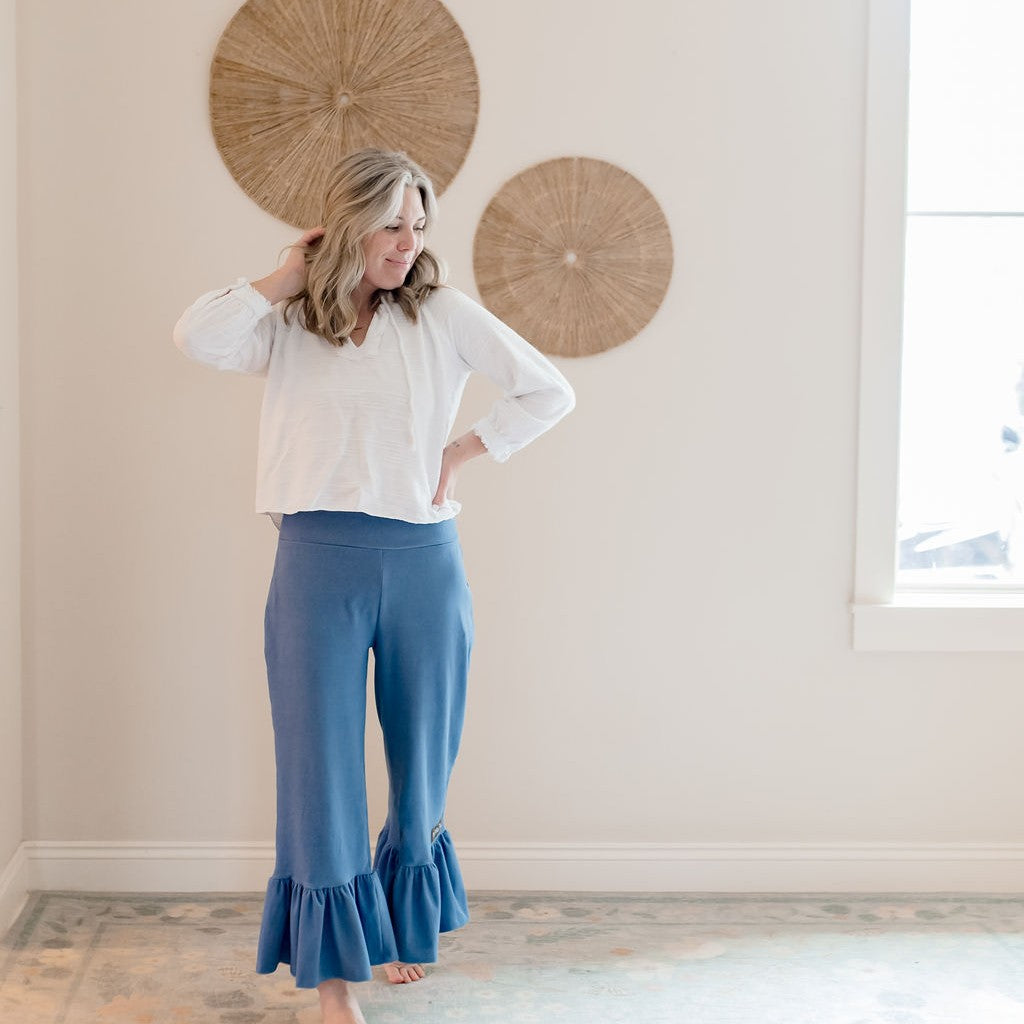 Women's Big Ruffles | Blue Jean Baby