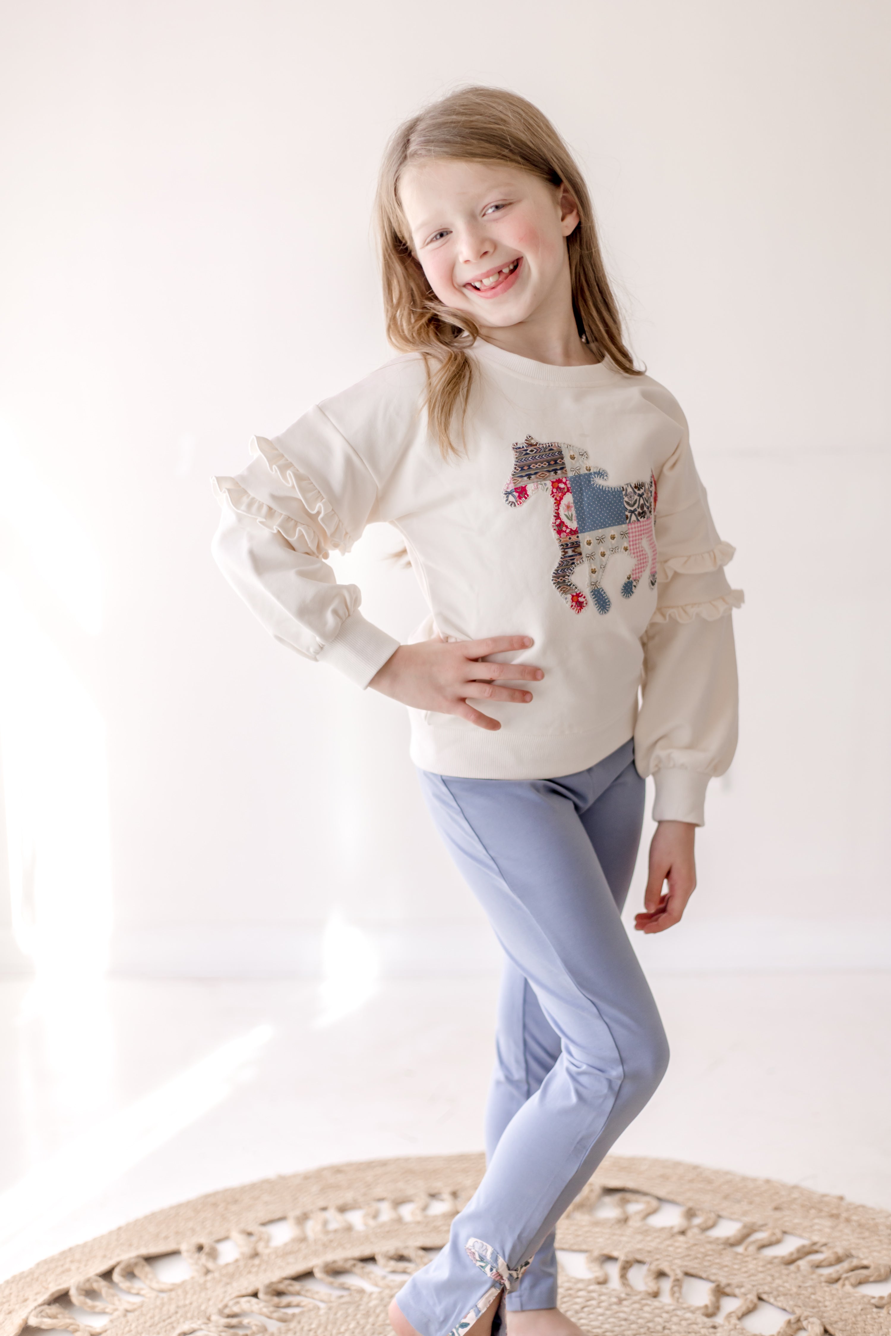 Little Lasso Applique Sweater