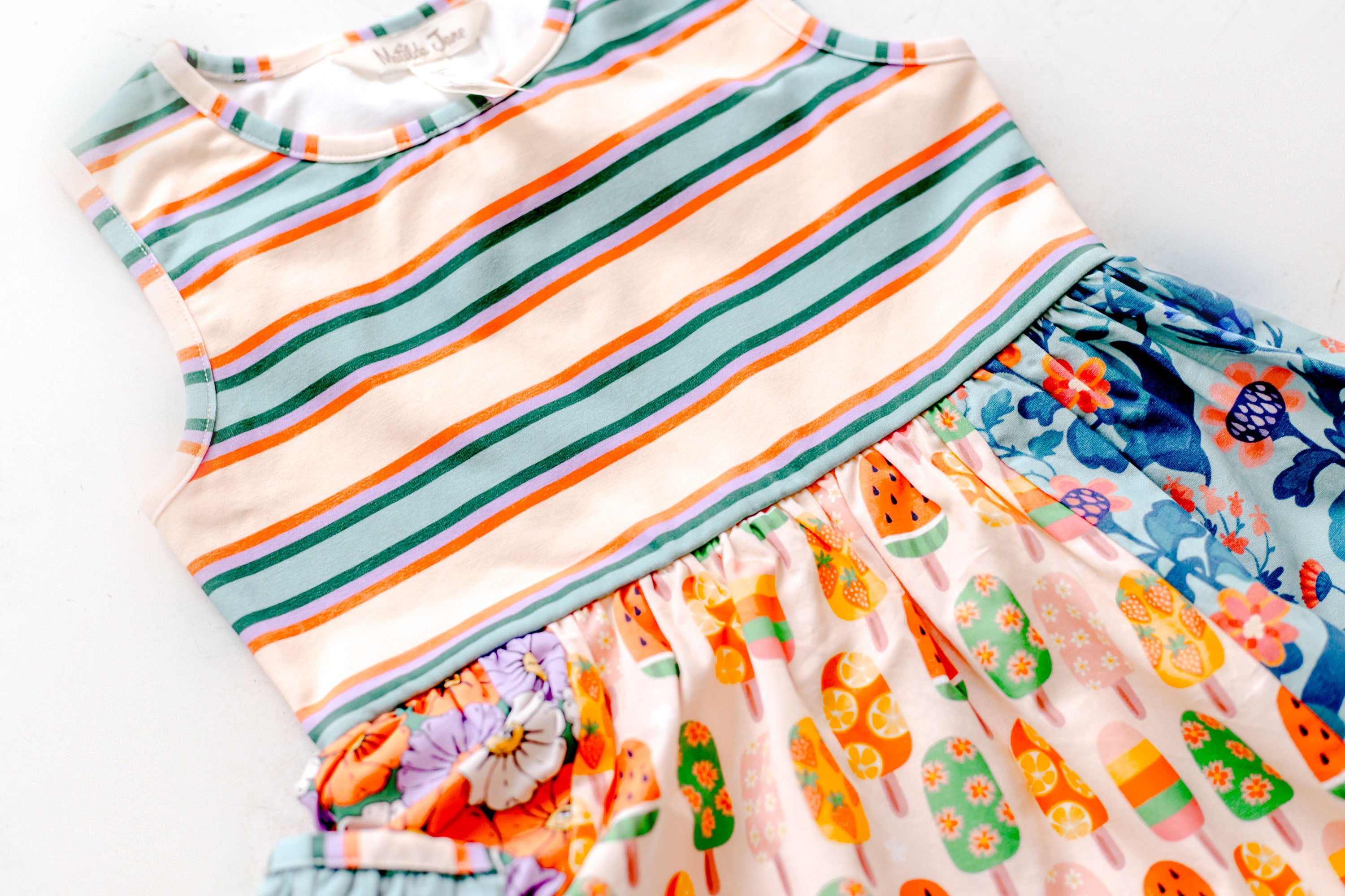 Under The Sun Panel Dress (Pre-Order)