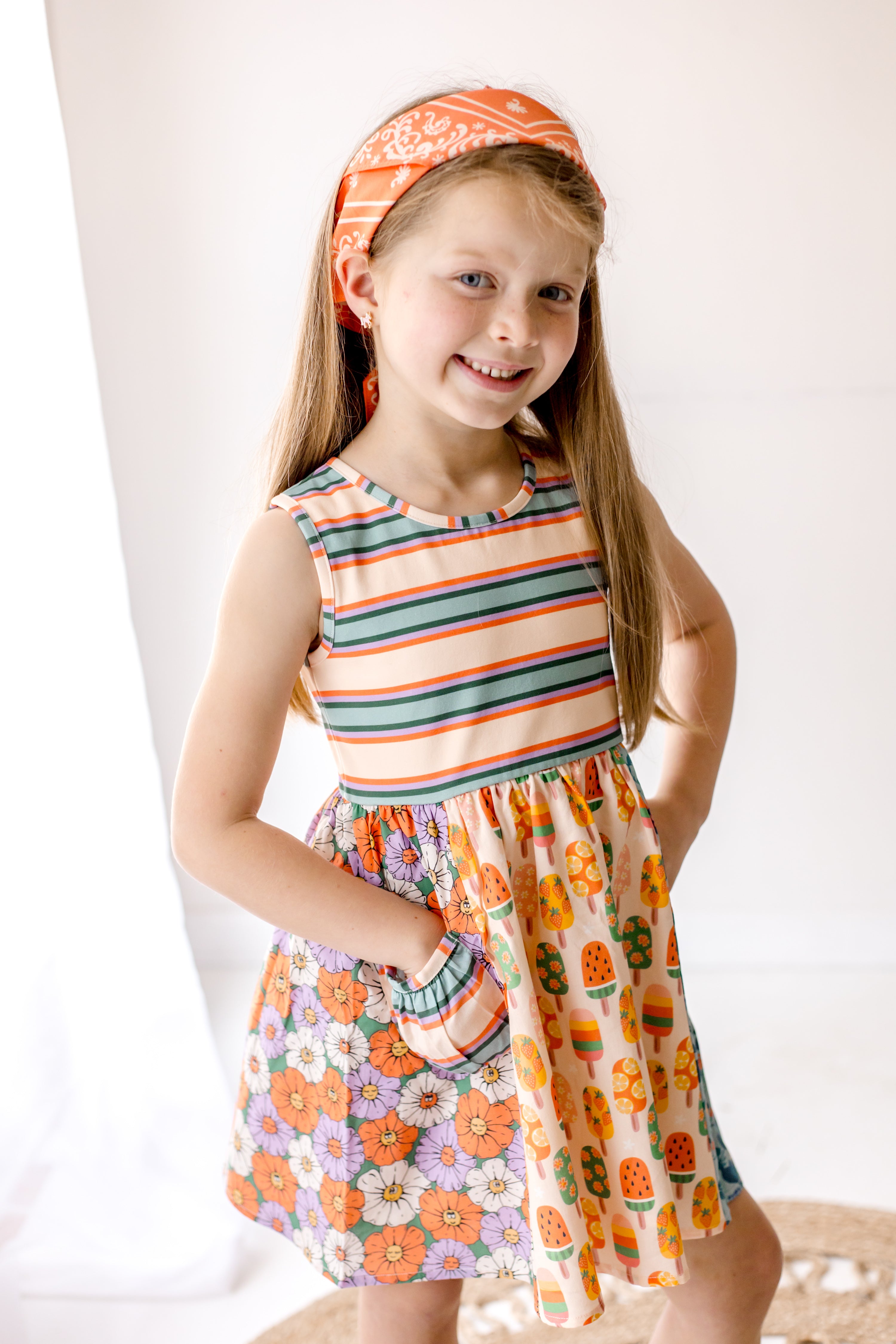 Under The Sun Panel Dress