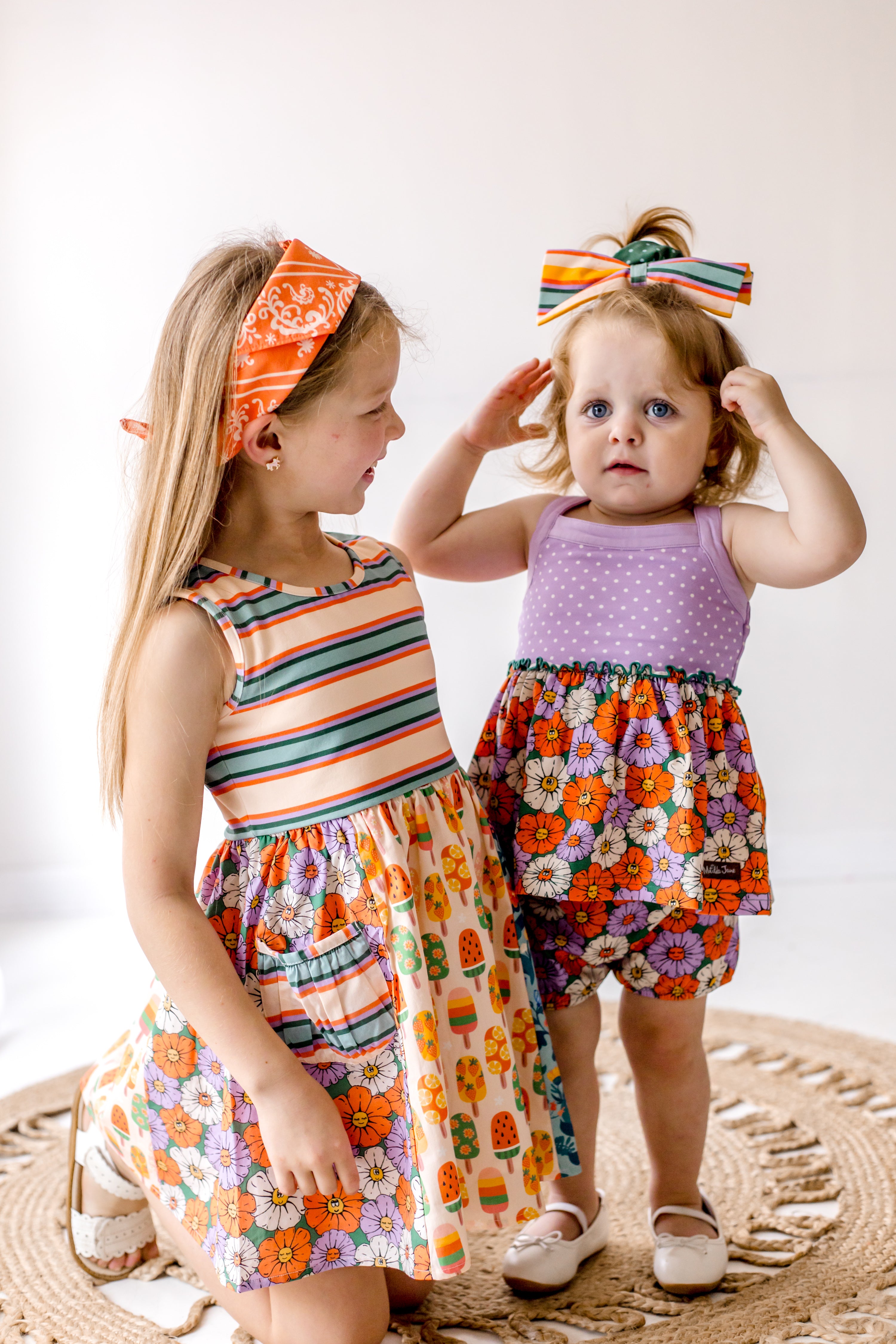 Under The Sun Panel Dress (Pre-Order)