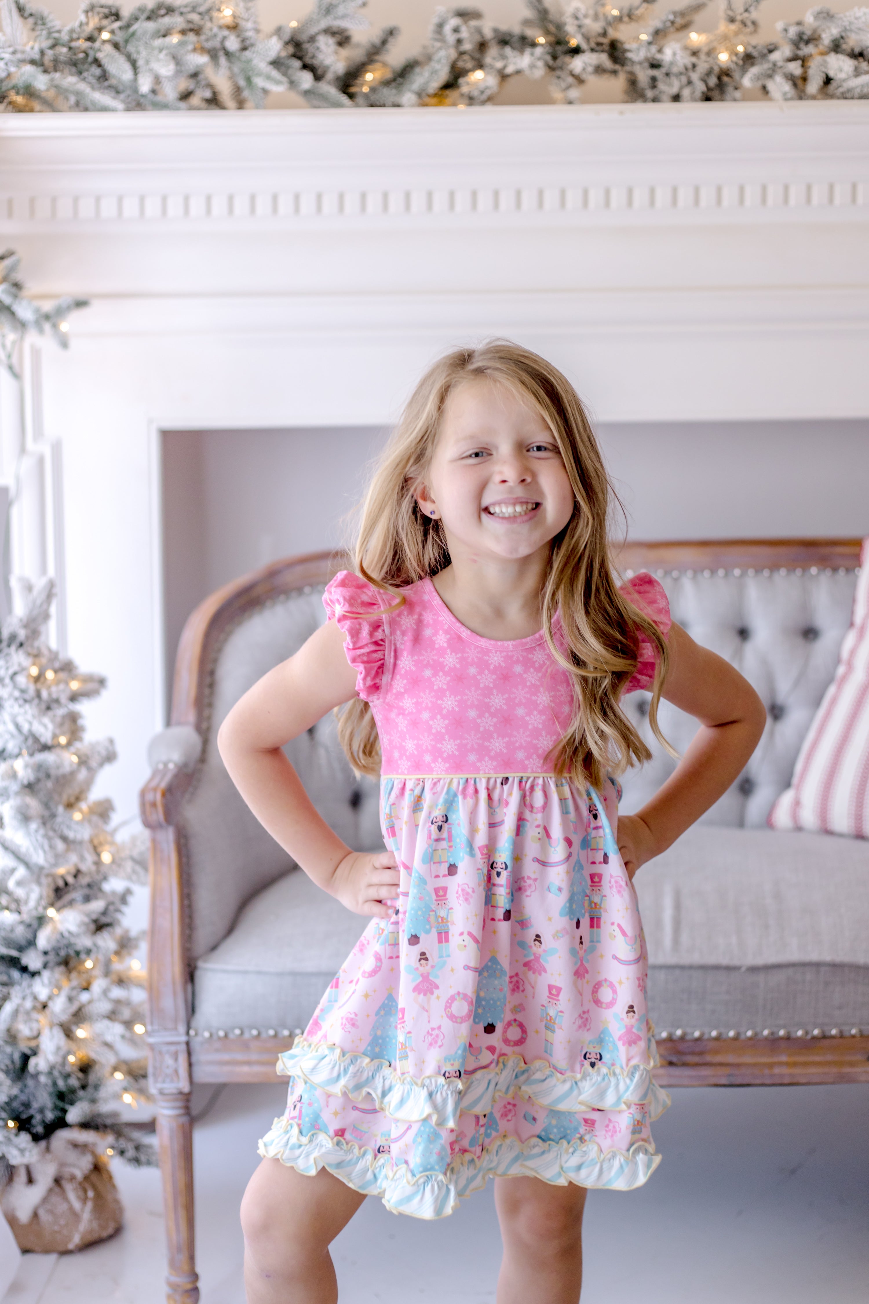 Nutcracker Dreamland Ruffle Dress
