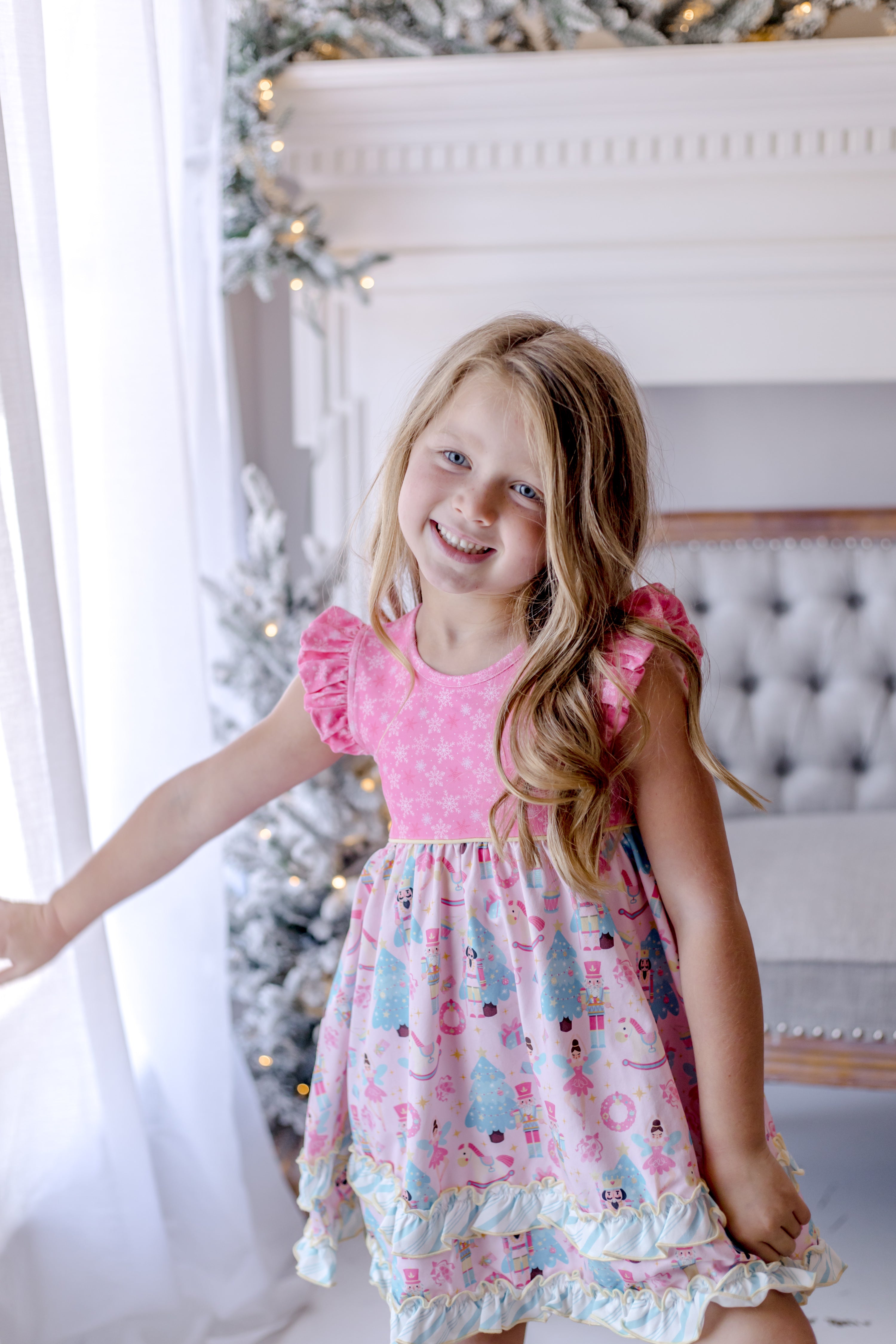 Nutcracker Dreamland Ruffle Dress