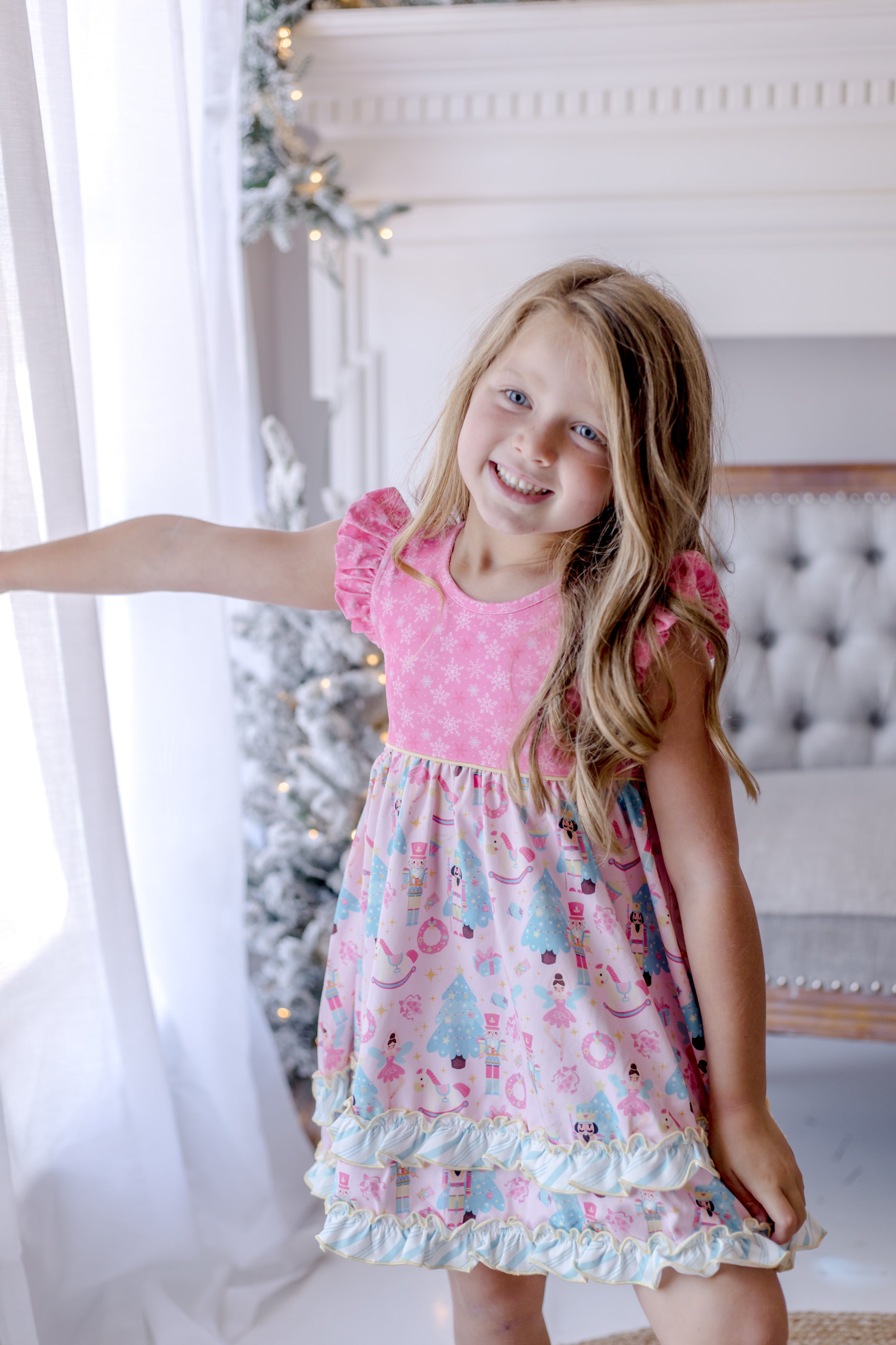 Nutcracker Dreamland Ruffle Dress