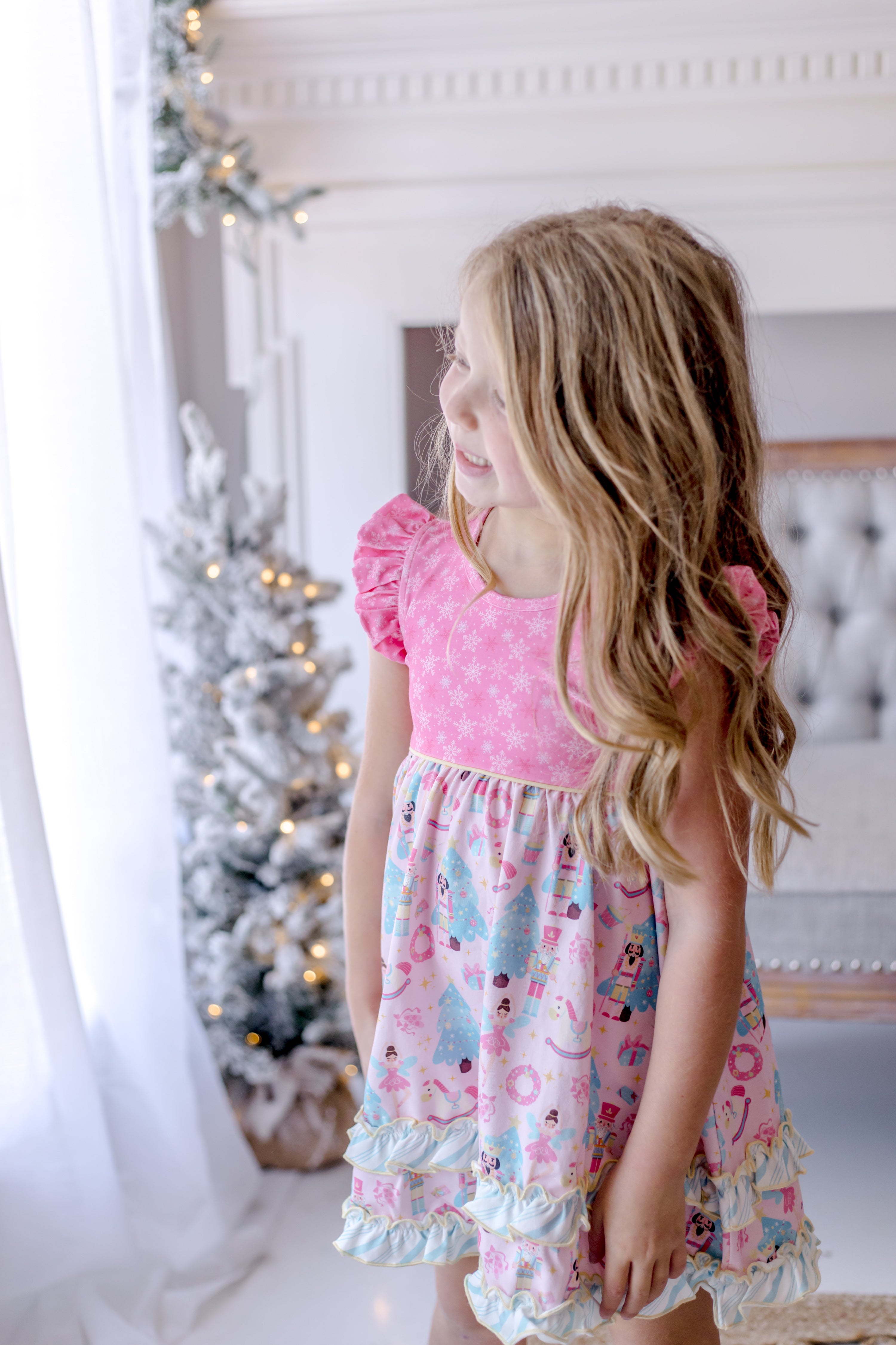 Nutcracker Dreamland Ruffle Dress
