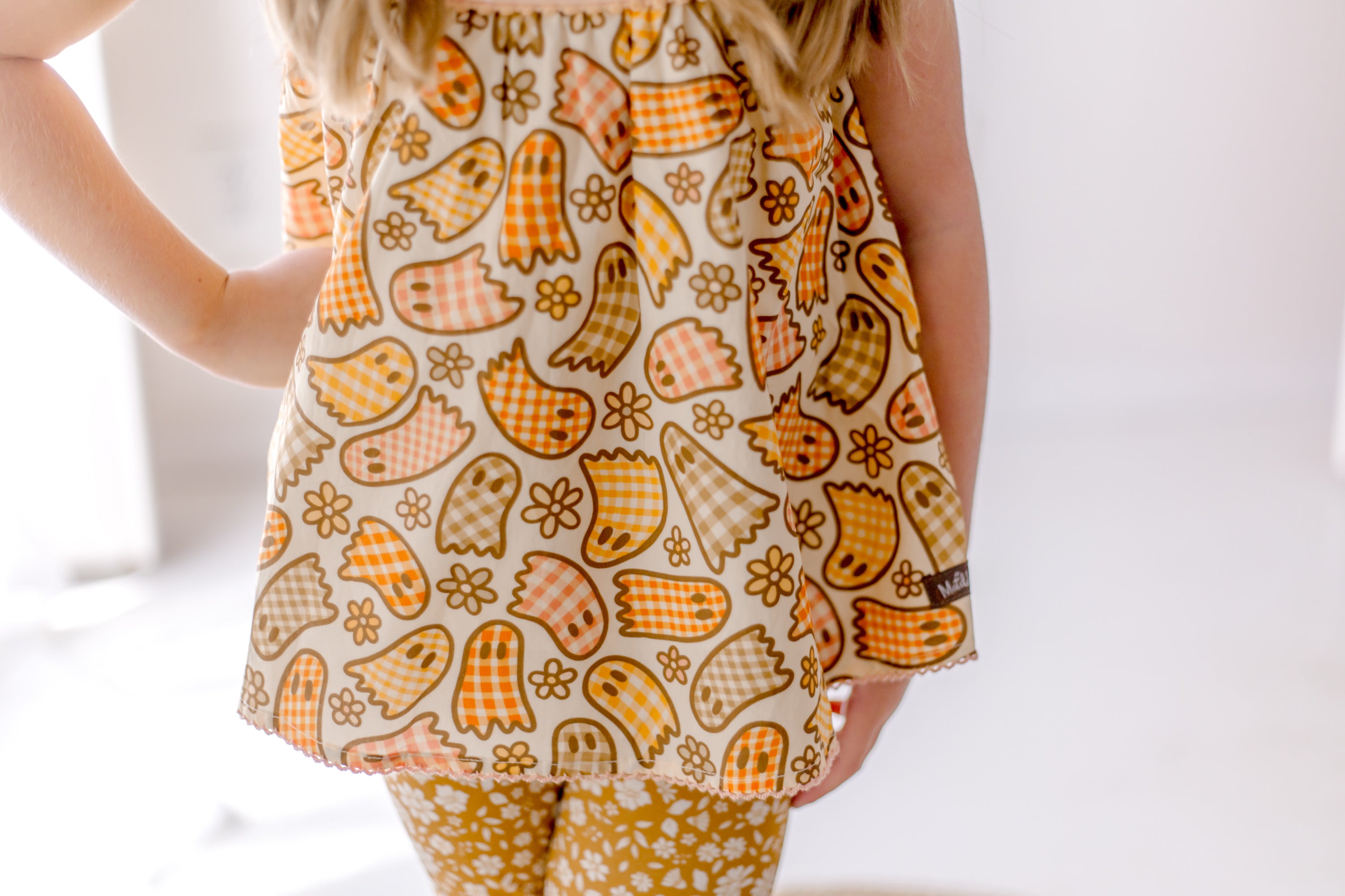 Gingham Ghostly Glam Tunic